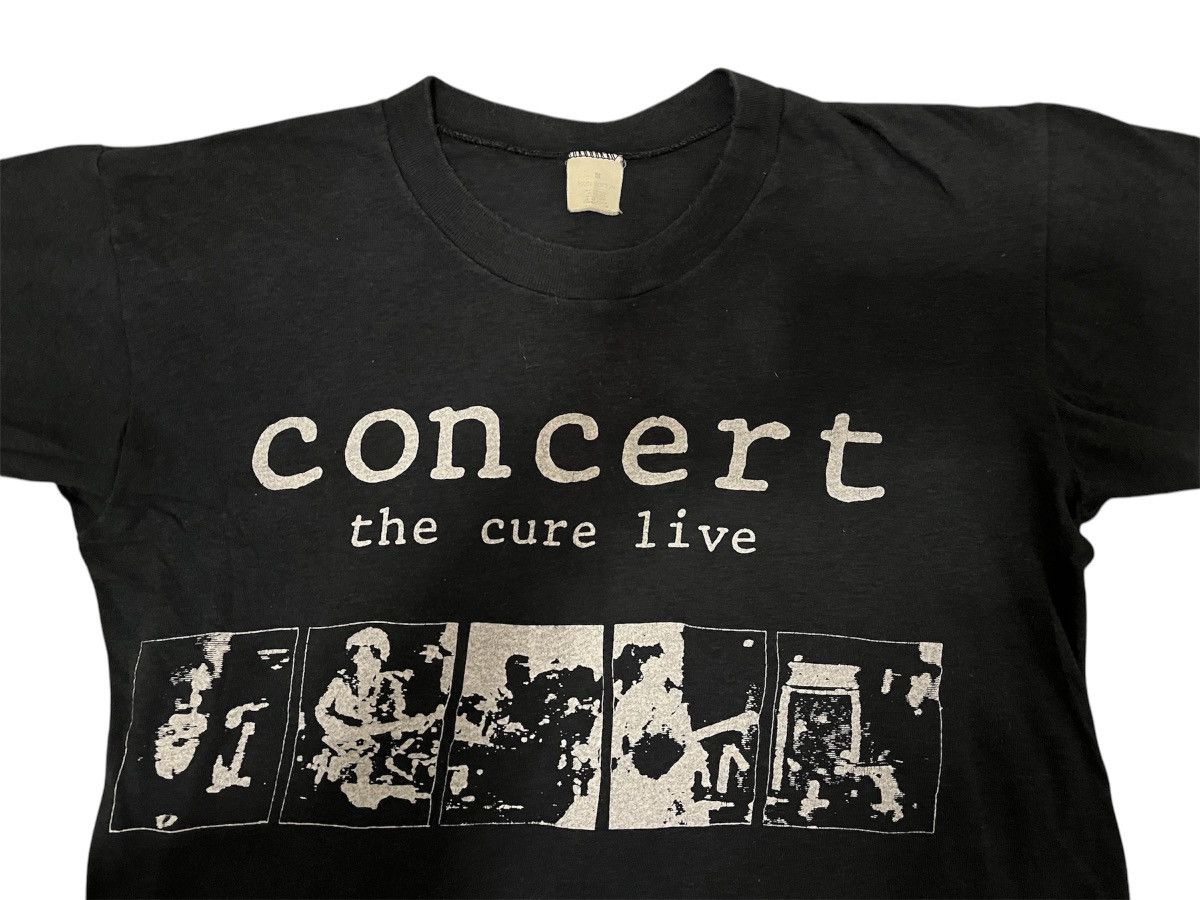 Vintage The Cure Live Concert 1980s Black T-shirt