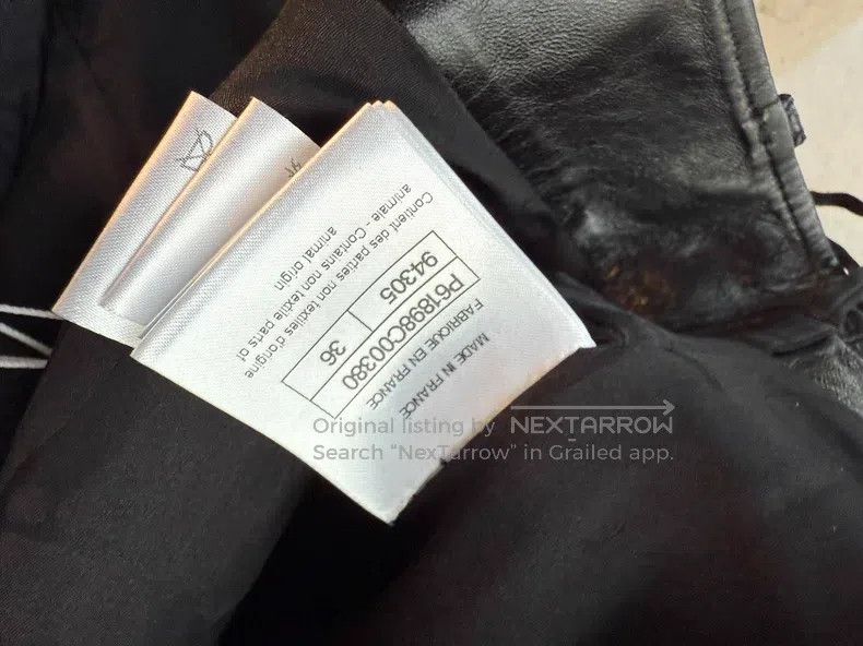 Chanel Chanel Egyptian series beetle deer leather pants Size 24" / US 00 / IT 34 - 8 Thumbnail