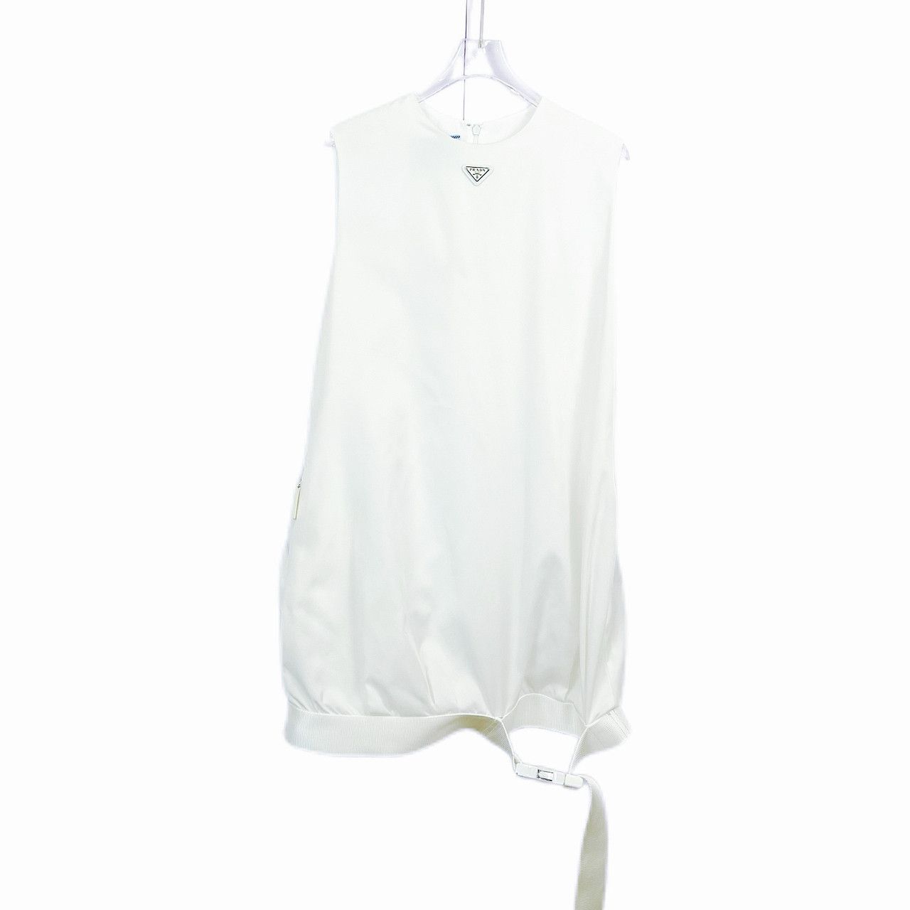 Prada Prada Logo Triangle Buckle Mini Dress Size 38 Size XS / US 0-2 / IT 36-38 - 1 Thumbnail