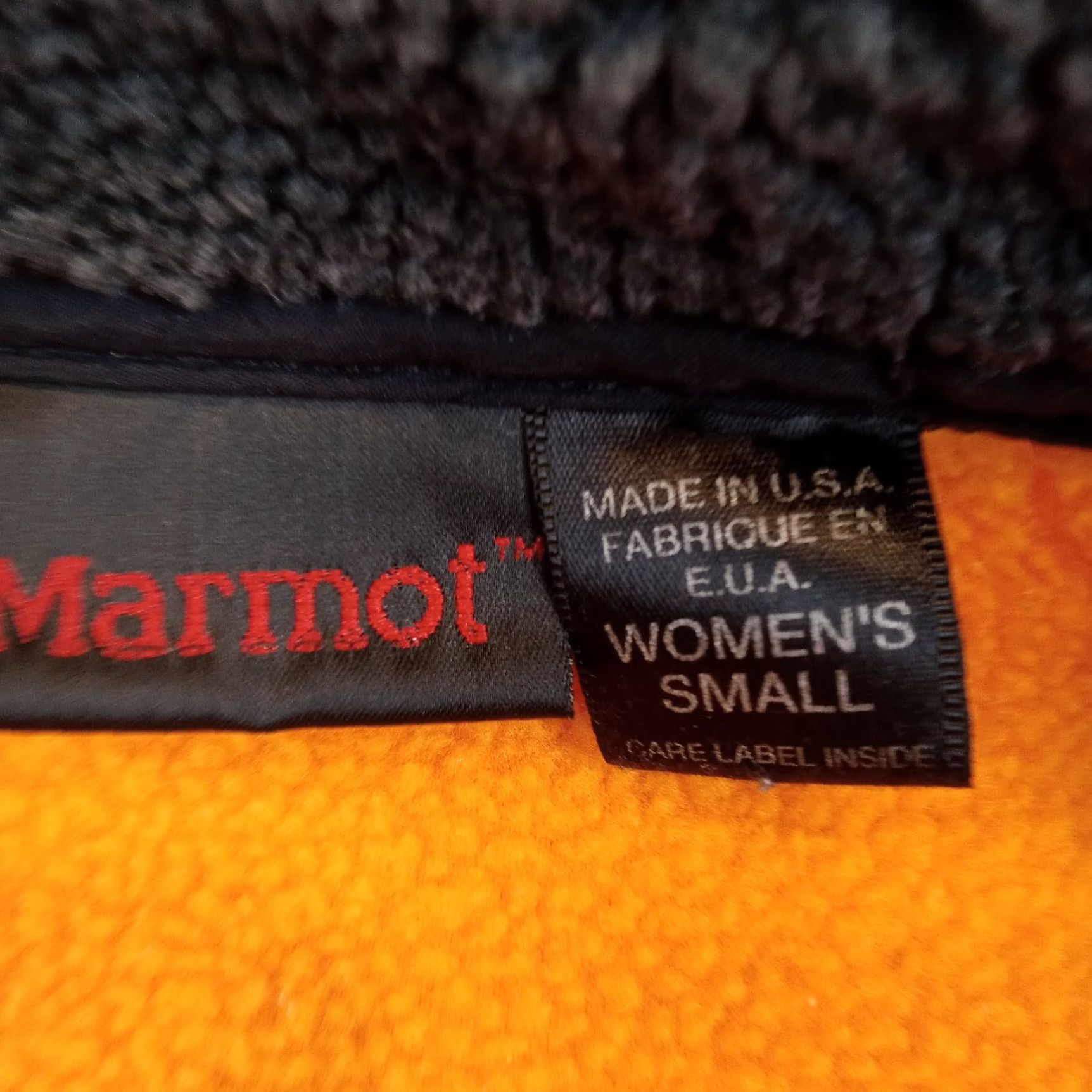 Marmot Marmot Fleece Jacket Womens Small Orange Full Zip Hiking Outdoor Sweater Size S / US 4 / IT 40 - 6 Thumbnail