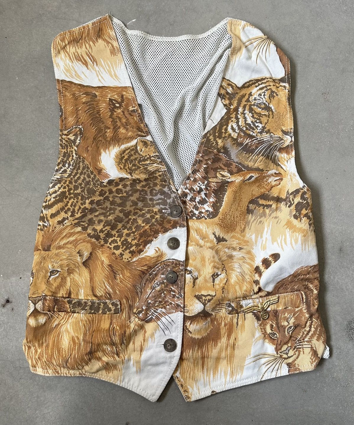 Vintage VINTAGE JAPANESE ANIMAL PRINT VEST Size 38R - 1 Thumbnail