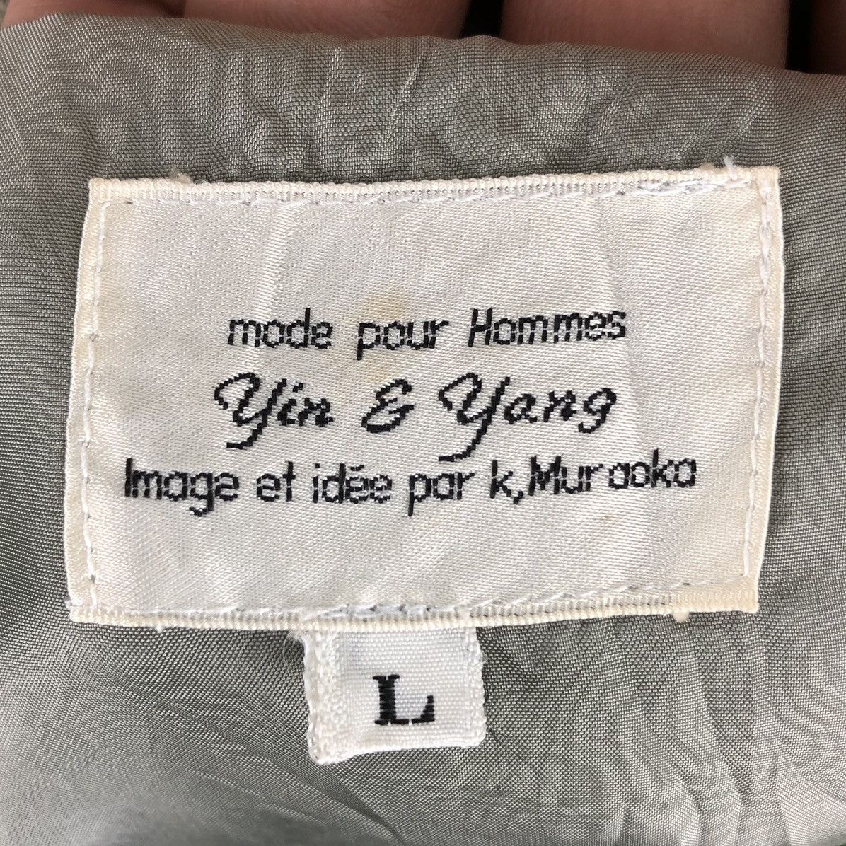 Vintage Vintage 80's Rayon Zipper Jacket Bomber Style by Yin & Yang Size US L / EU 52-54 / 3 - 12 Thumbnail