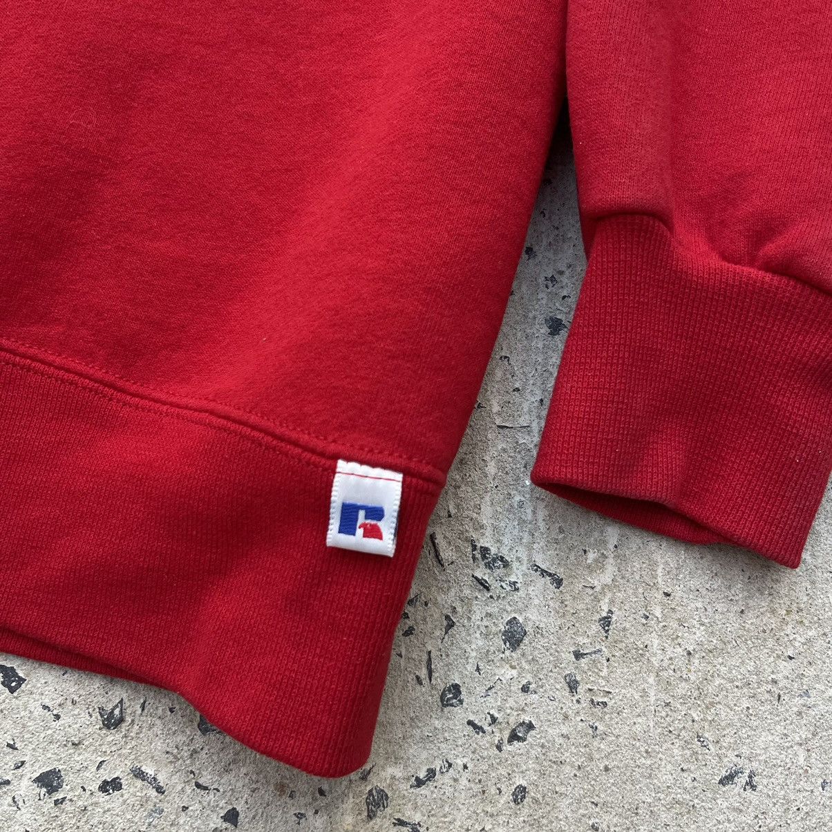 Russell Athletic Vintage 90s RUSSEL MADE IN USA Red Blank Crewneck Sweatshirt Size US L / EU 52-54 / 3 - 4 Thumbnail