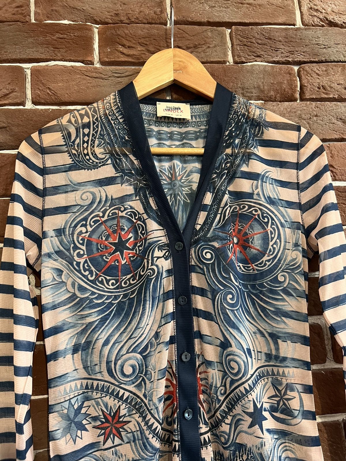 Jean Paul Gaultier Jean Paul Gaultier Tattoo Mesh Top Cardigan Hype M Size M / US 6-8 / IT 42-44 - 3 Thumbnail