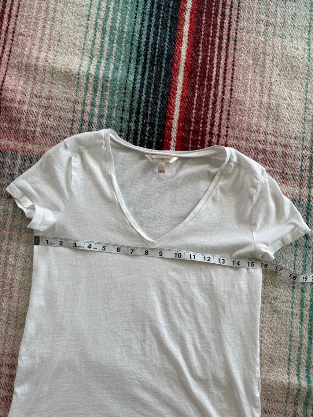 Banana Republic Women's Banana Republic Short Sleeve V-Neck T-Shirt Bundle X Size XS / US 0-2 / IT 36-38 - 9 Thumbnail