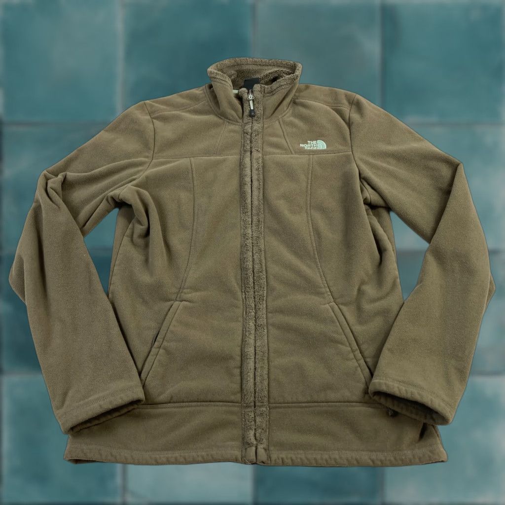 The North Face VINTAGE The North Face Jacket Women's Small Brown Fleece Lined Full Zip Long Sleeve Logo Size S / US 4 / IT 40 - 1 Thumbnail