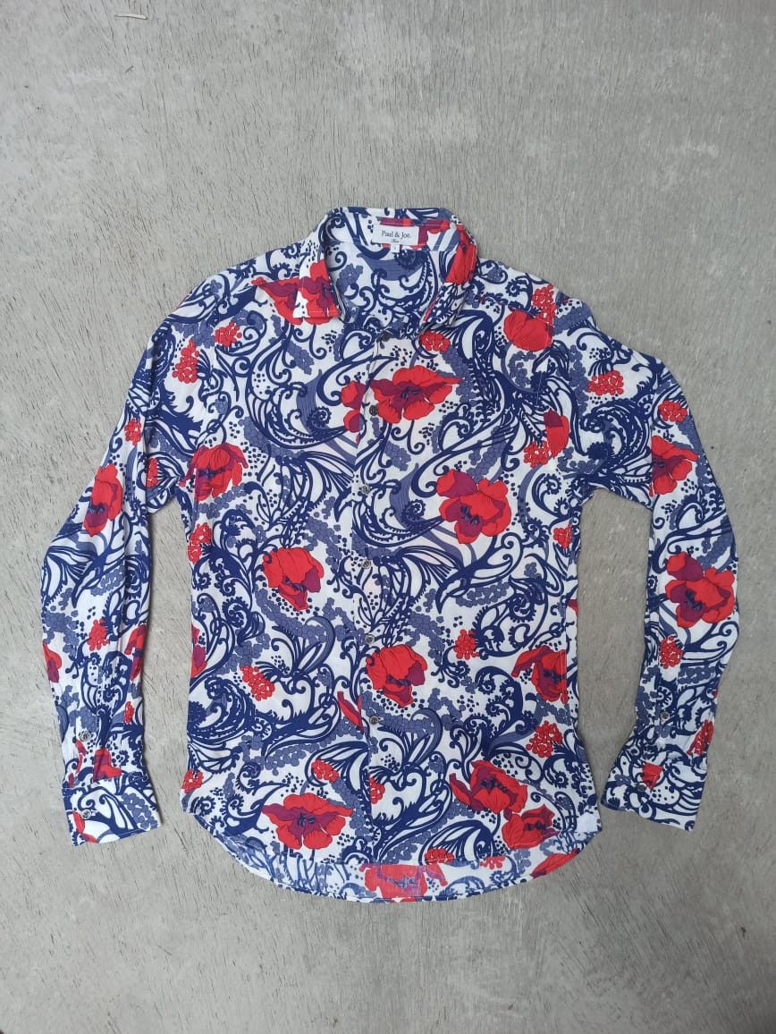 Paul & Joe × Vintage Shirt Paul & Joe rayon Size US S / EU 44-46 / 1 - 6 Thumbnail