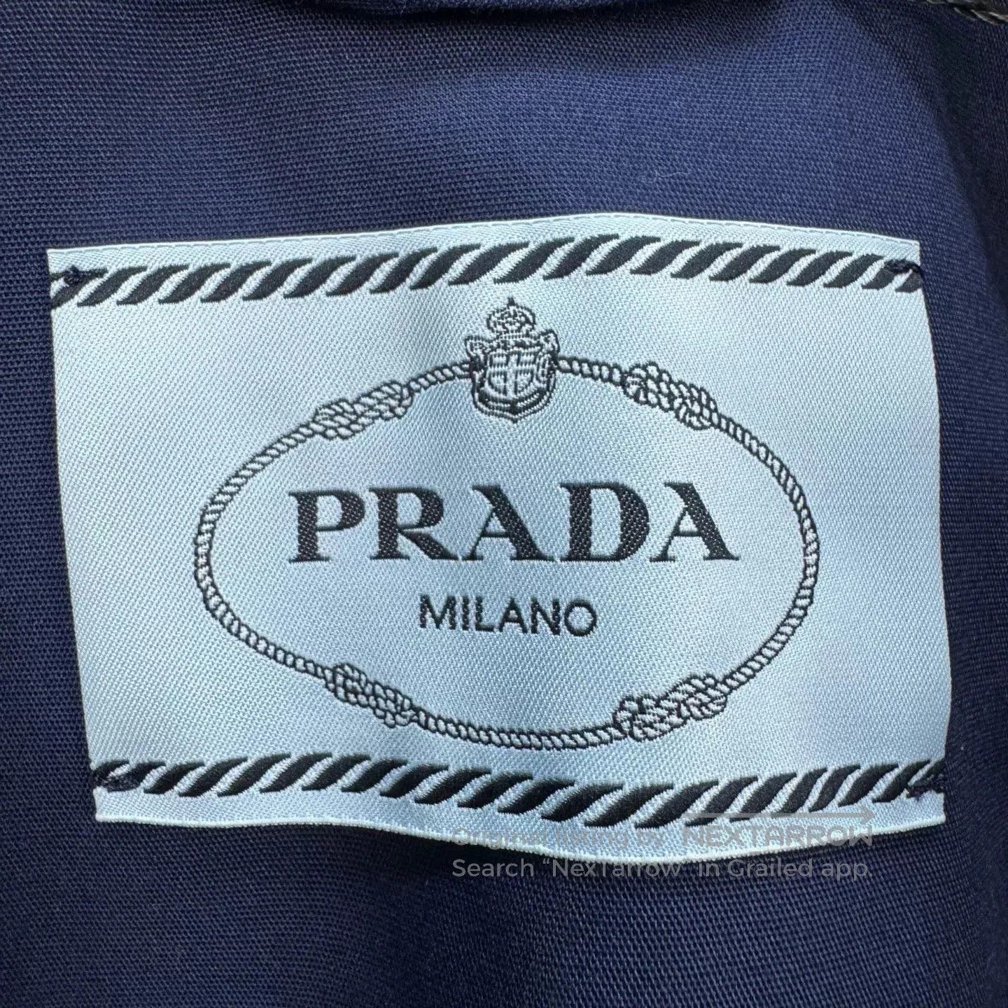 Prada prada blue printed collar jacket. Size US M / EU 48-50 / 2 - 5 Thumbnail