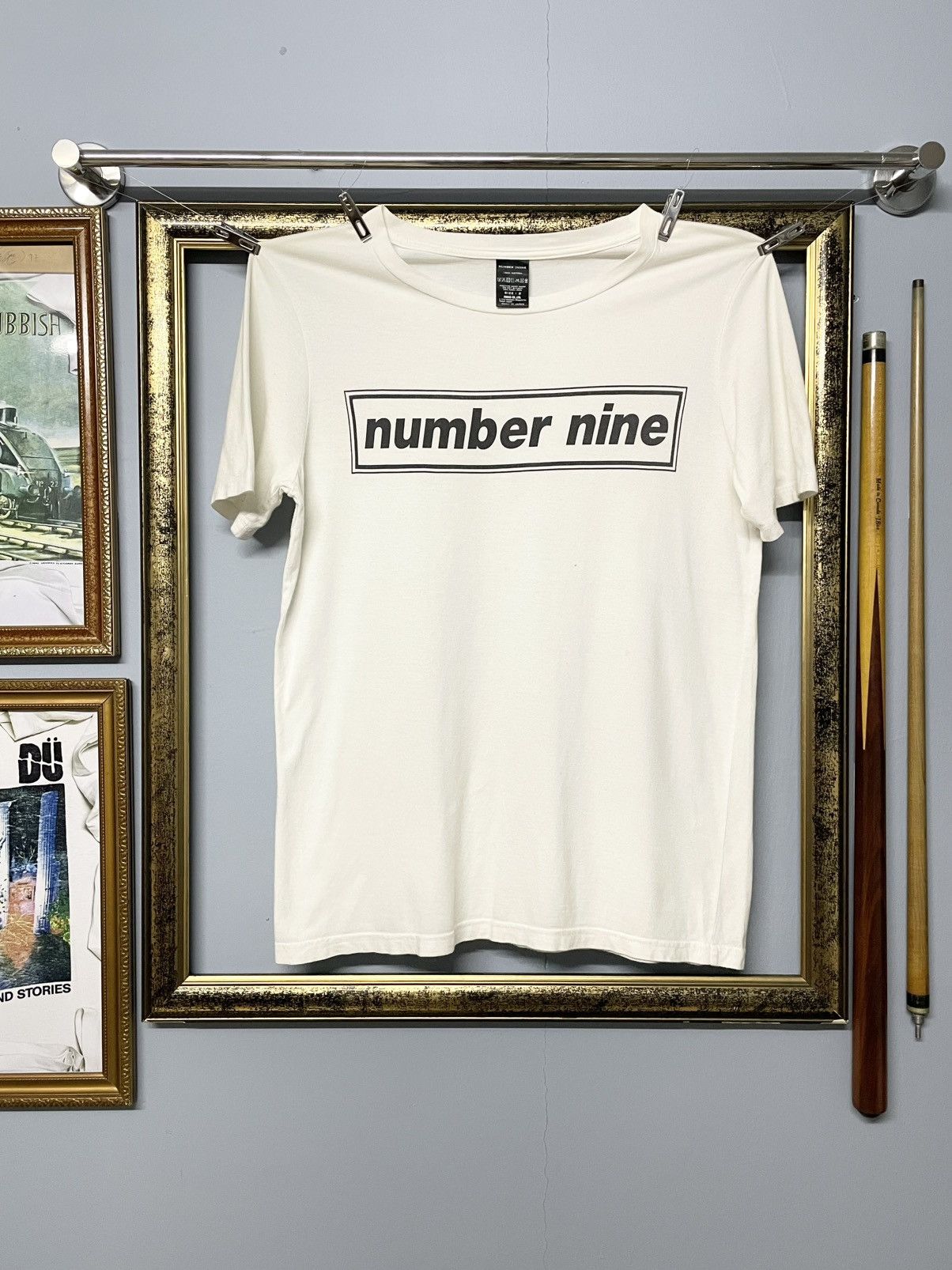 Number (N)ine Vintage Japan Designer Number (N)ine Iconic Bog Logo Tshirt Size US M / EU 48-50 / 2 - 1 Thumbnail