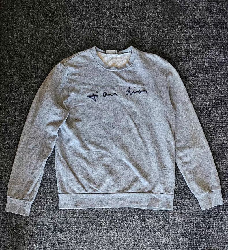 Dior Dior Men's Embroidered Sweatshirt Size US M / EU 48-50 / 2 - 1 Thumbnail