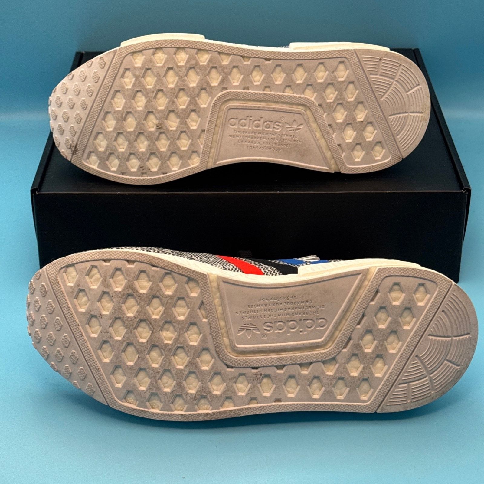 Adidas adidas NMD_R1 PK Tri Color Stripes White m8 Size US 8 / EU 41 - 7 Thumbnail