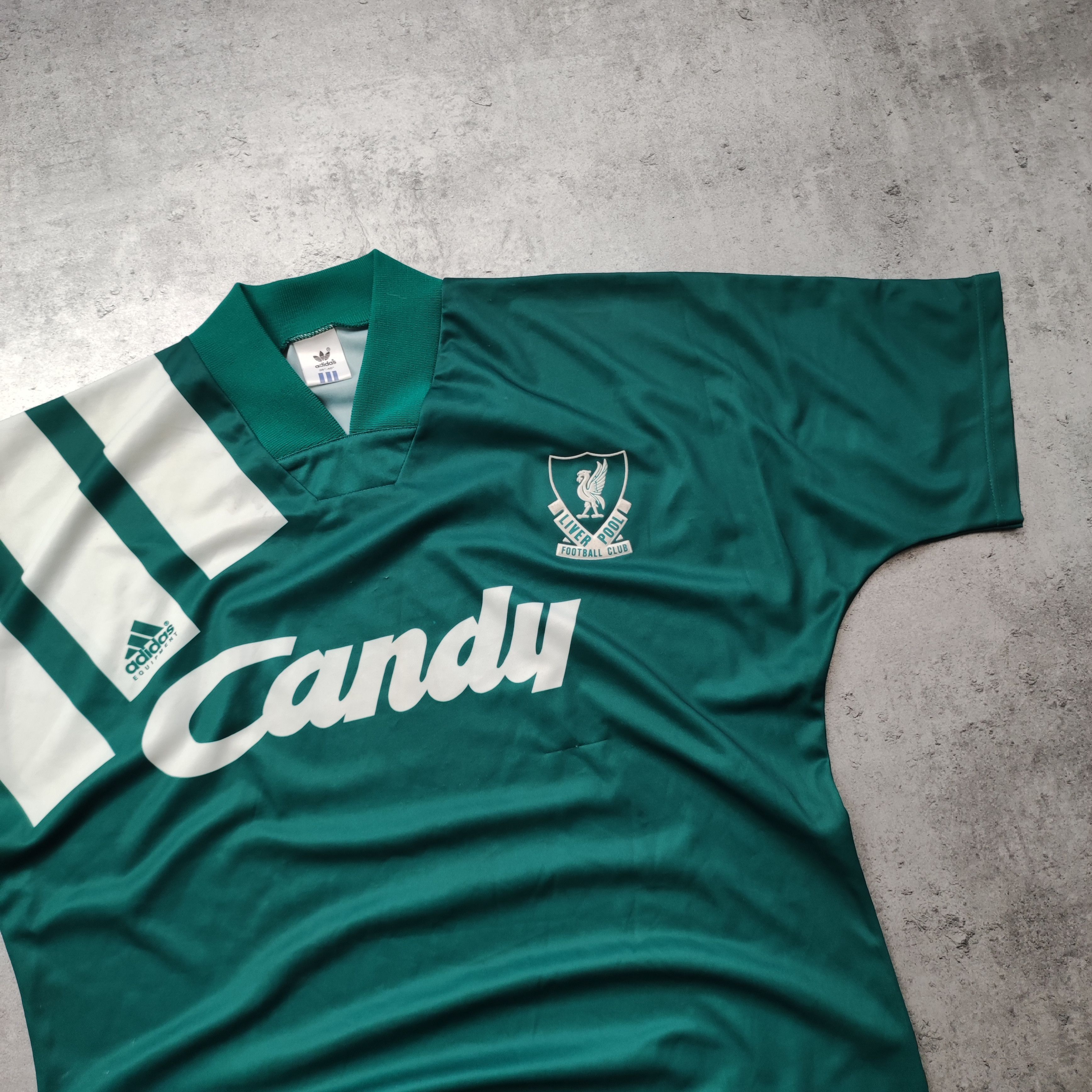 Other Vintage Football Liverpool x Adidas 1991 Away Match Jersey Size US L / EU 52-54 / 3 - 3 Thumbnail