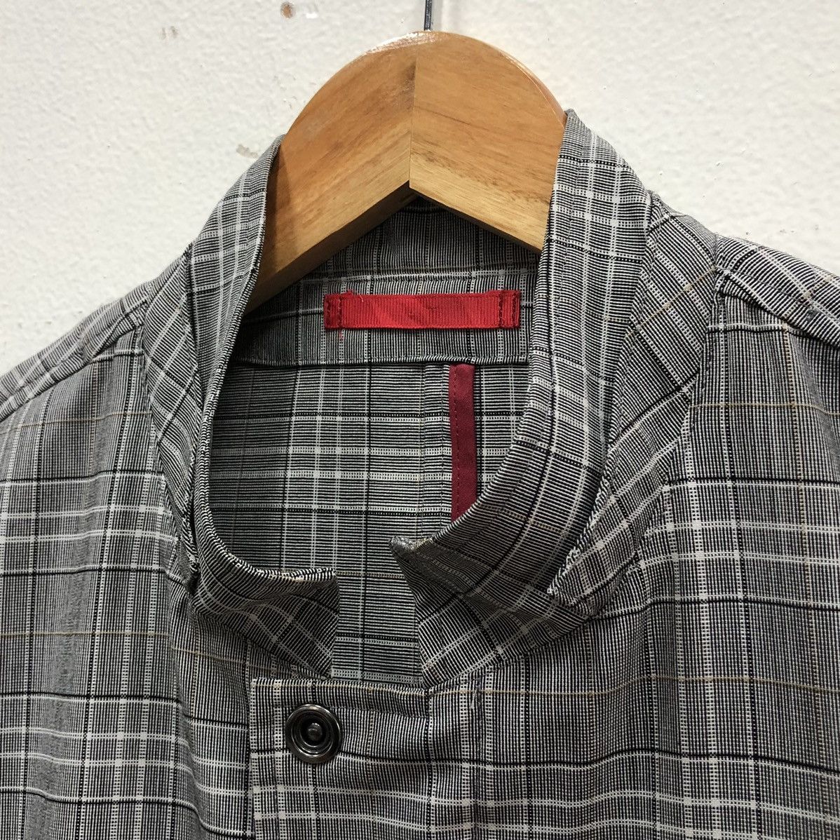 Lanvin Lanvin on Blue Patches Light Coat Parka Glen Check Jacket Size US M / EU 48-50 / 2 - 12 Thumbnail