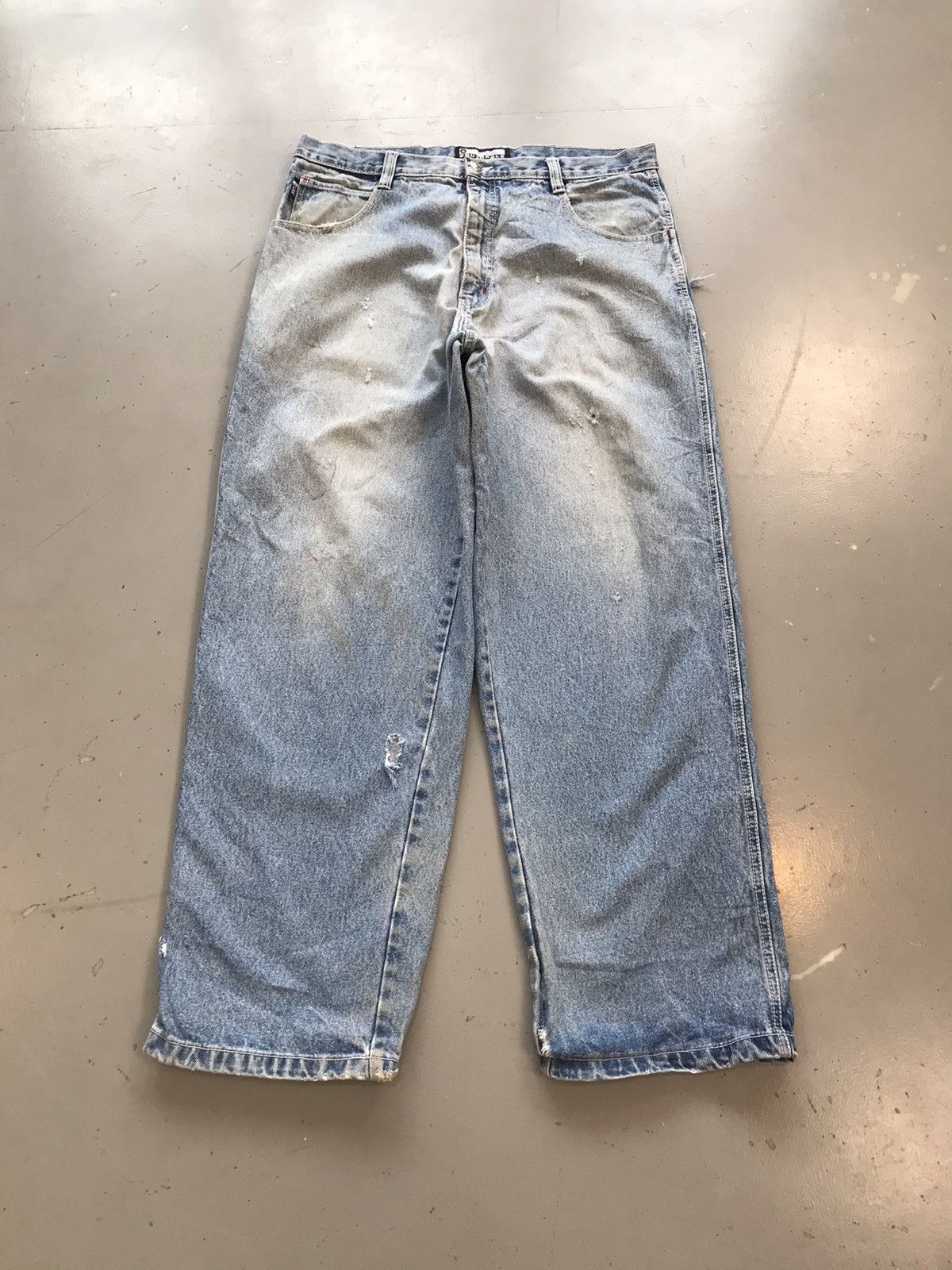 Southpole × Vintage Vintage Southpole white tab baggy fit denim Size US 38 / EU 54 - 1 Thumbnail