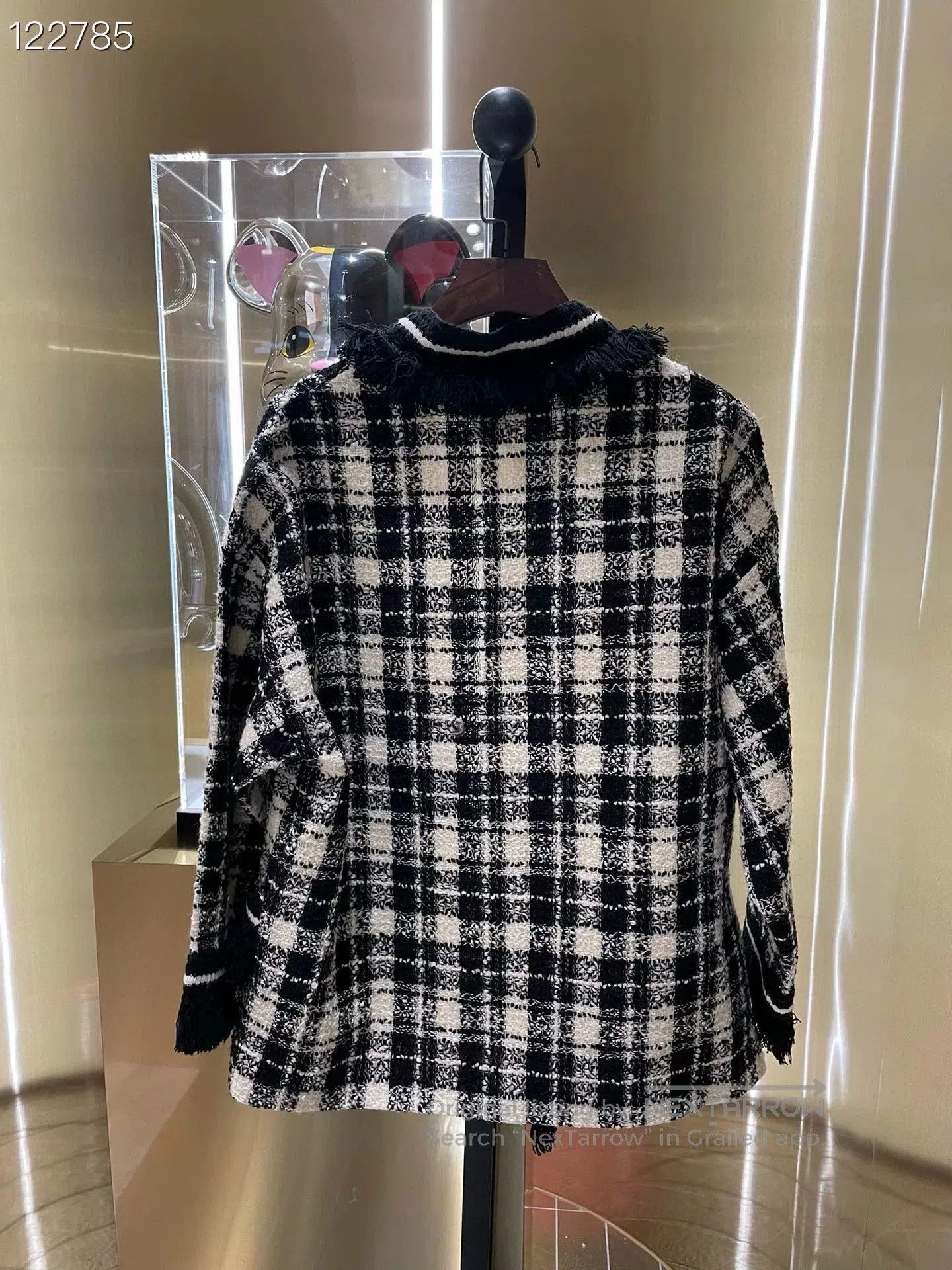 Gucci Gucci Black White Plaid Tweed Jacket. Size M / US 6-8 / IT 42-44 - 2 Thumbnail
