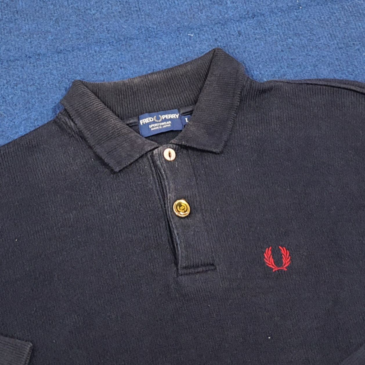 Fred Perry Vintage Fred Perry Sweatshirt Polo Made in Japan C278N23 Size US M / EU 48-50 / 2 - 4 Thumbnail