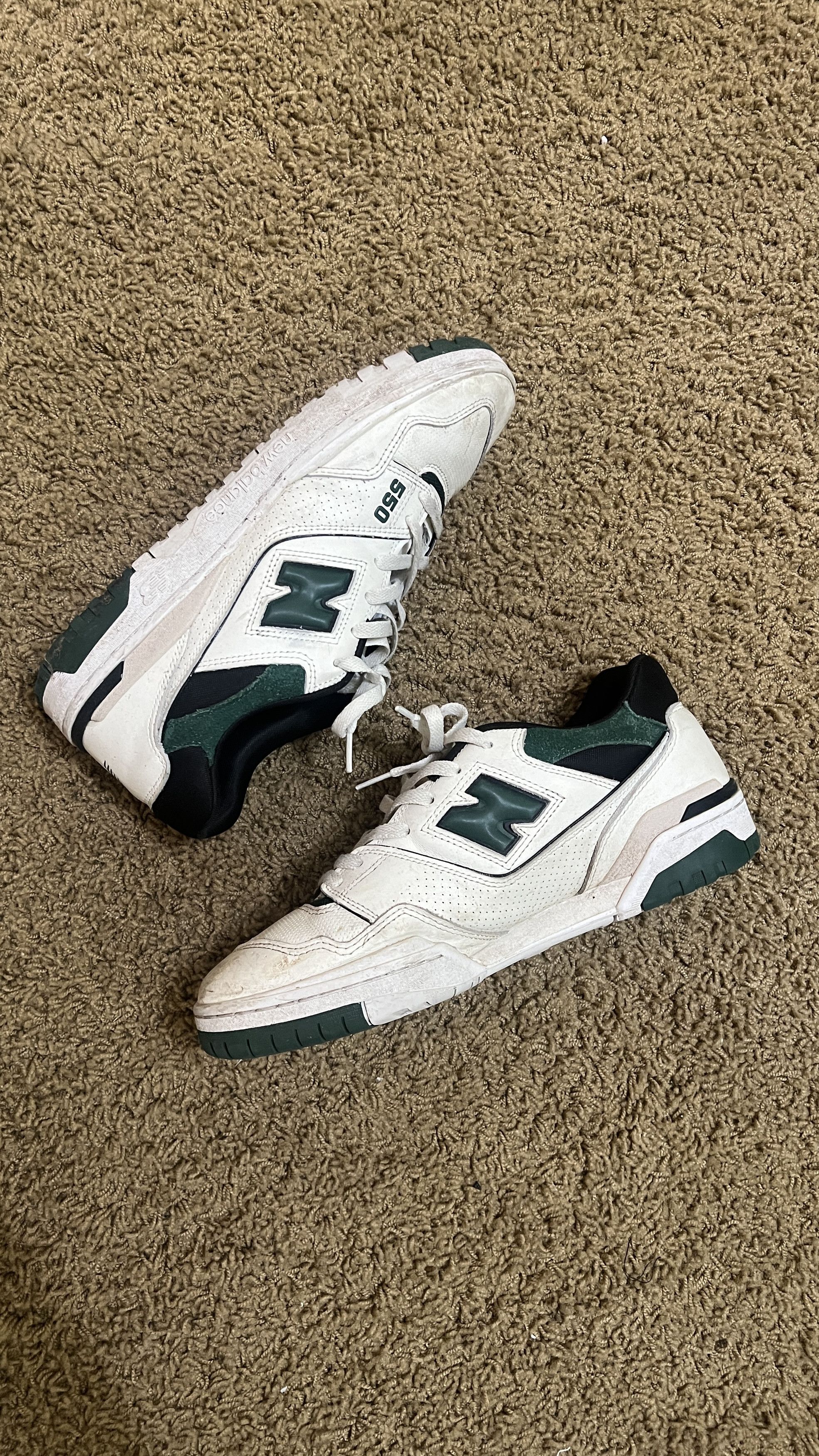 New Balance New Balance 550 White / Green Size US 12 / EU 45 - 6 Thumbnail