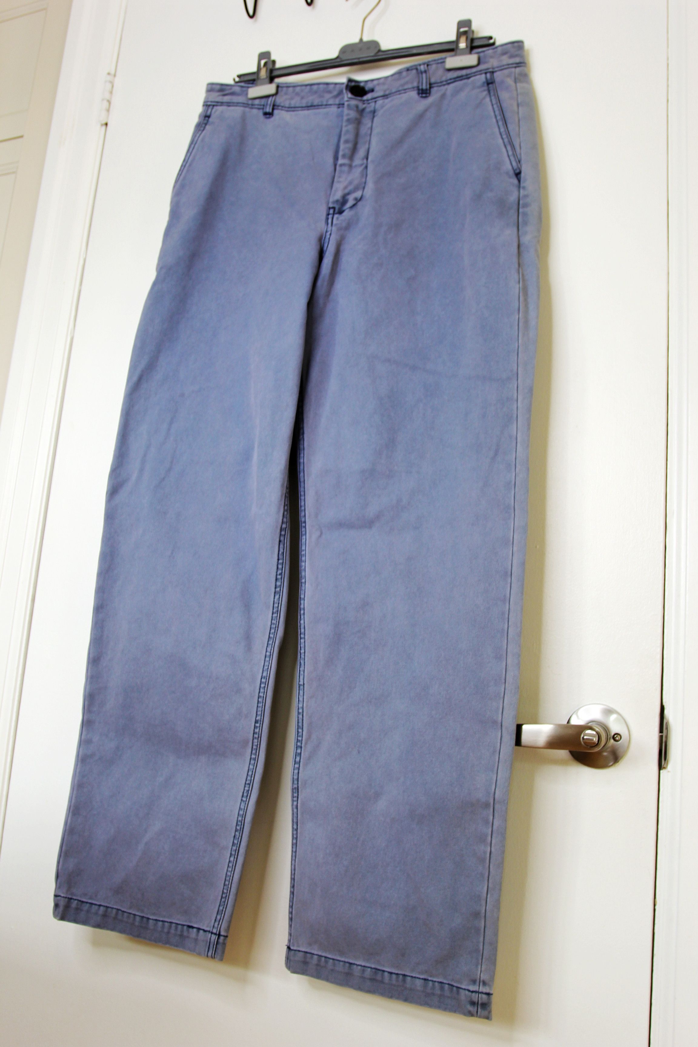 Wood Wood BNWT SS25 WOOD WOOD MUTED CANVAS LOOSE FIT PANTS 50 Size US 34 / EU 50 - 5 Thumbnail