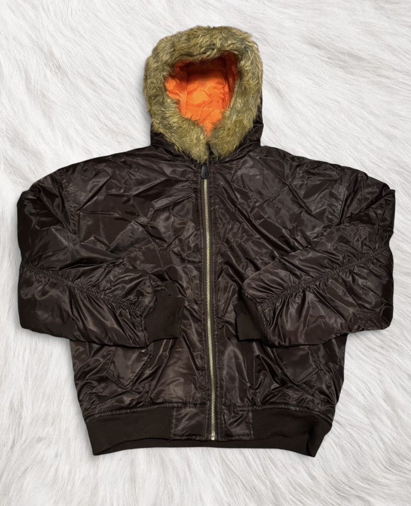 Other Fur Hood Bomber Jacket Size US L / EU 52-54 / 3 - 1 Thumbnail