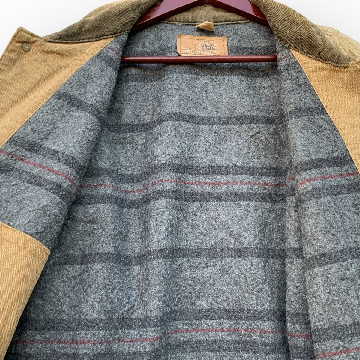 Levi's VINTAGE LEVIS USA 70742-62 DUCK CANVAS CHORE JACKET BLANKET Size US XL / EU 56 / 4 - 13 Thumbnail