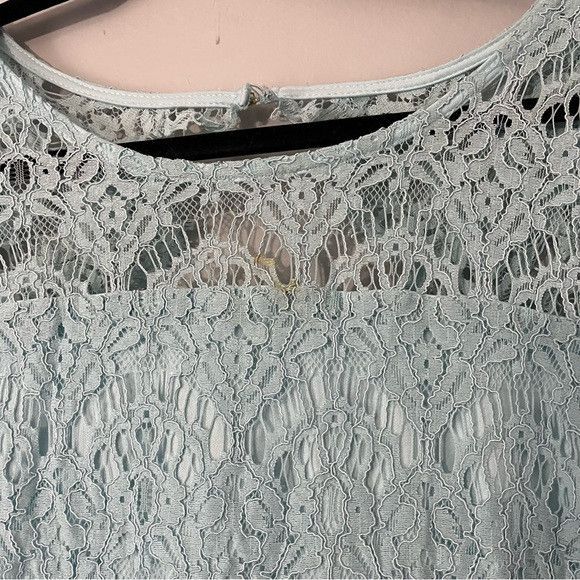 Other Lane Bryant Light Blue Lace Dress size 26P Size 4XL / US 24-26 - 2 Thumbnail