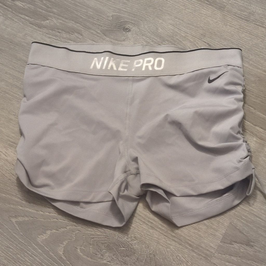 Nike Nike pro gray side cinch ties size large Size 31" - 1 Thumbnail