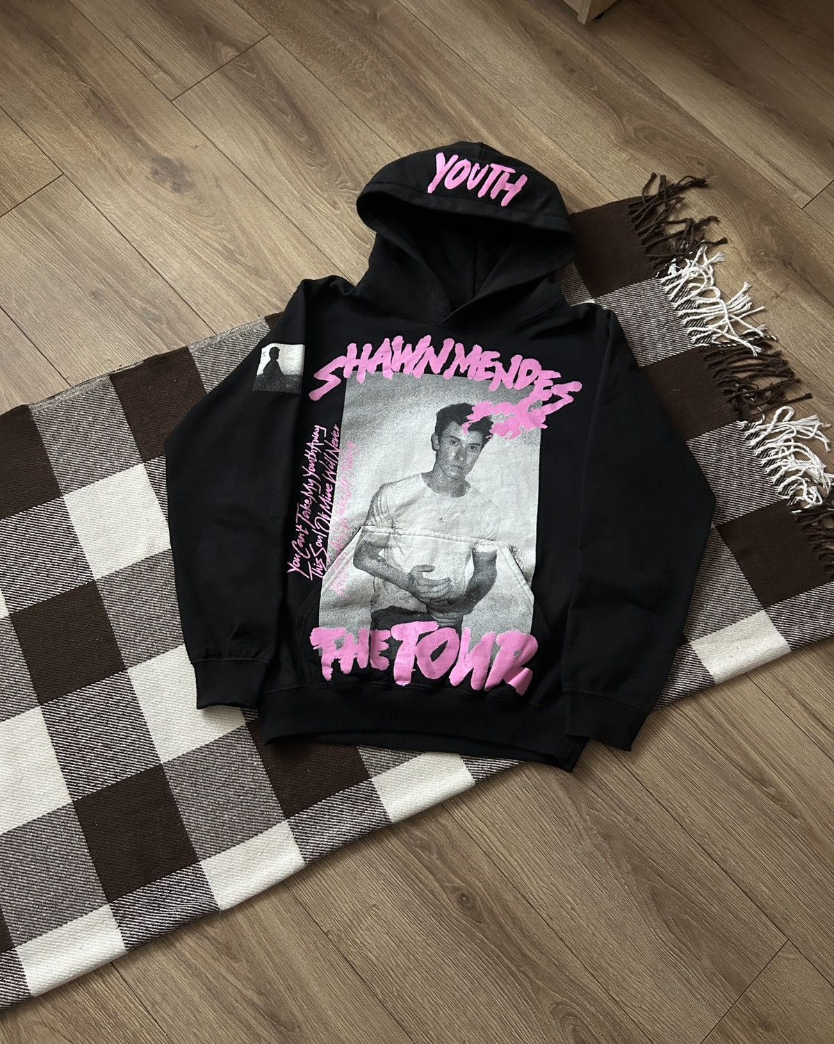 Band Tees × Vintage Shaw Mendez The Tour Youth big logo merch hoodies Size US M / EU 48-50 / 2 - 1 Thumbnail