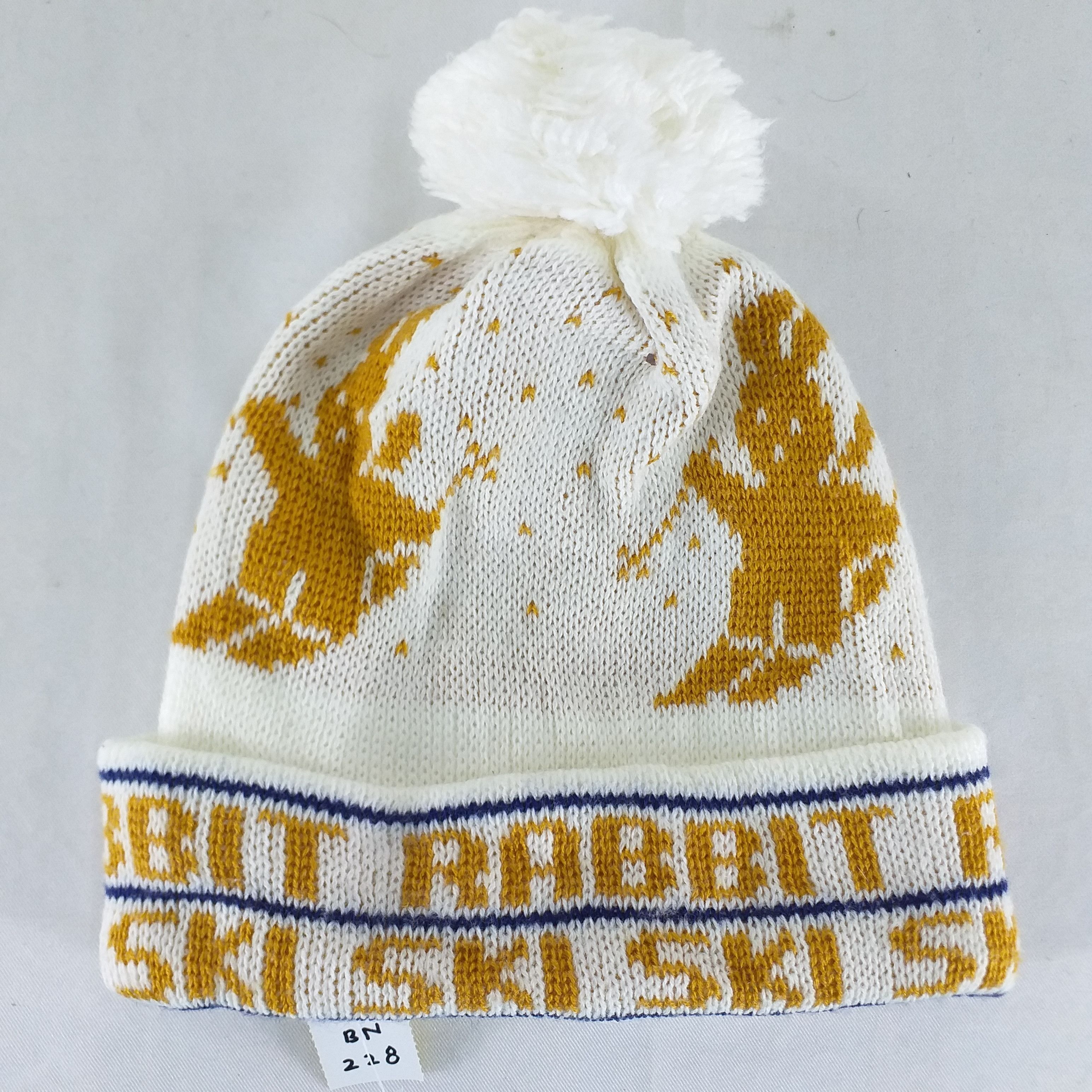 Japanese Brand Ski Rabbit Snow Cap Hat Beanie -BN228 Size ONE SIZE - 3 Thumbnail
