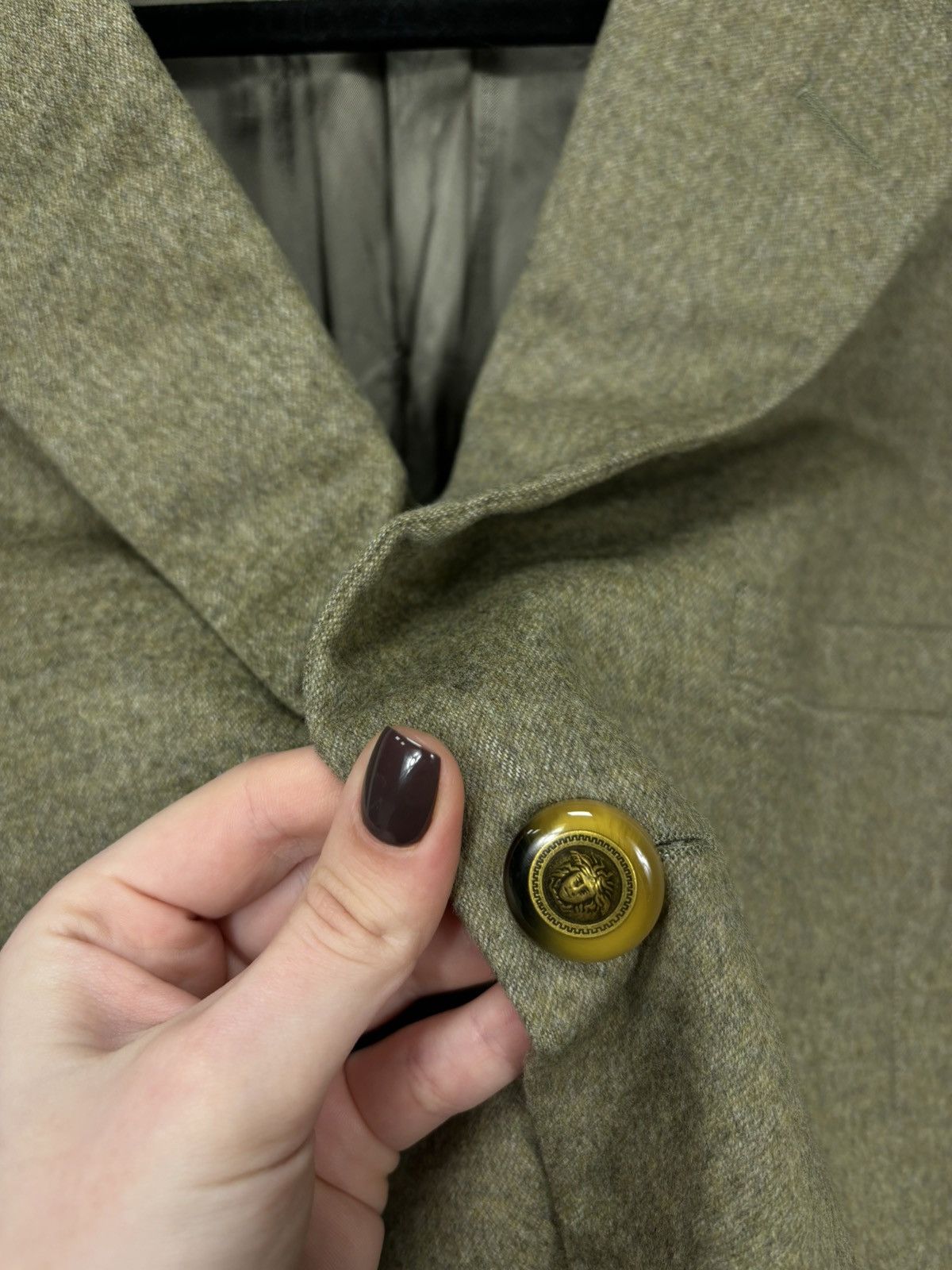Versace Vintage Gianni Versace Classic Wool Cashmere Blazer Jacket Size 40R - 7 Thumbnail