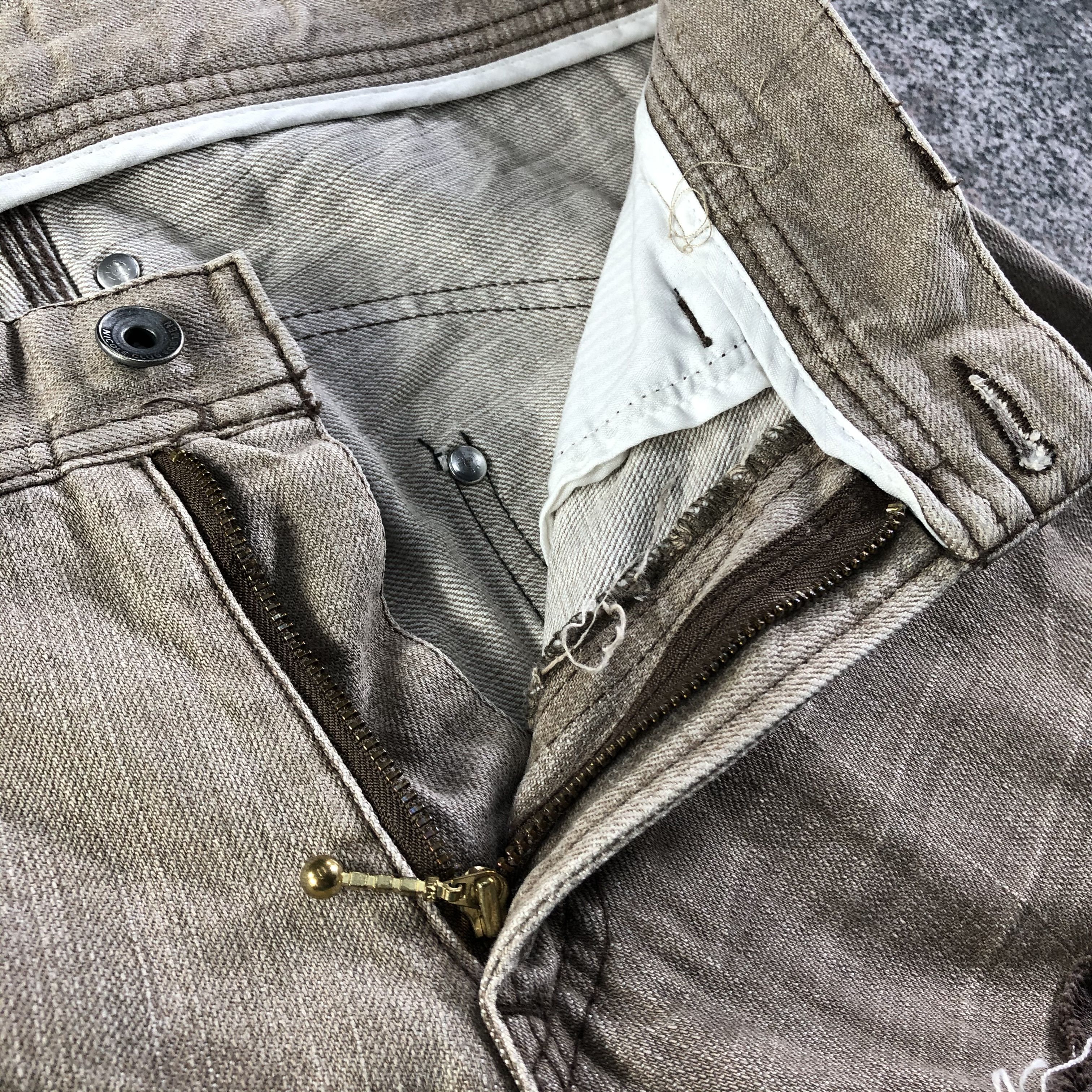 Nicole Club Nicole Club Patchwork Snake Skin Jeans Rework Denim Size US 30 / EU 46 - 11 Thumbnail