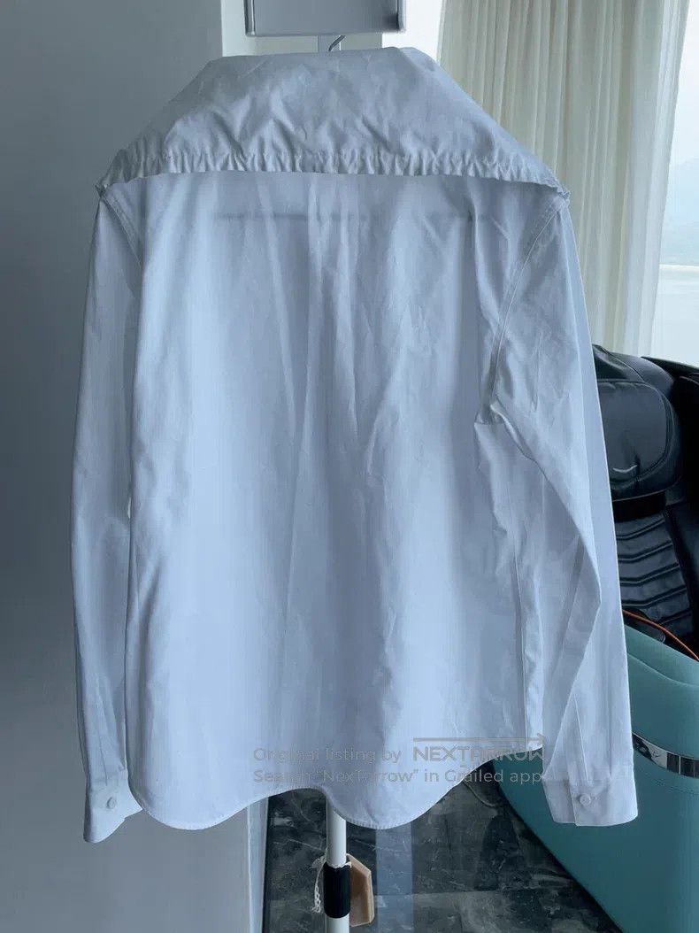 Jil Sander Jil Sander size 34 Long Sleeve Drawstring Neck Shirt Size S / US 4 / IT 40 - 4 Thumbnail