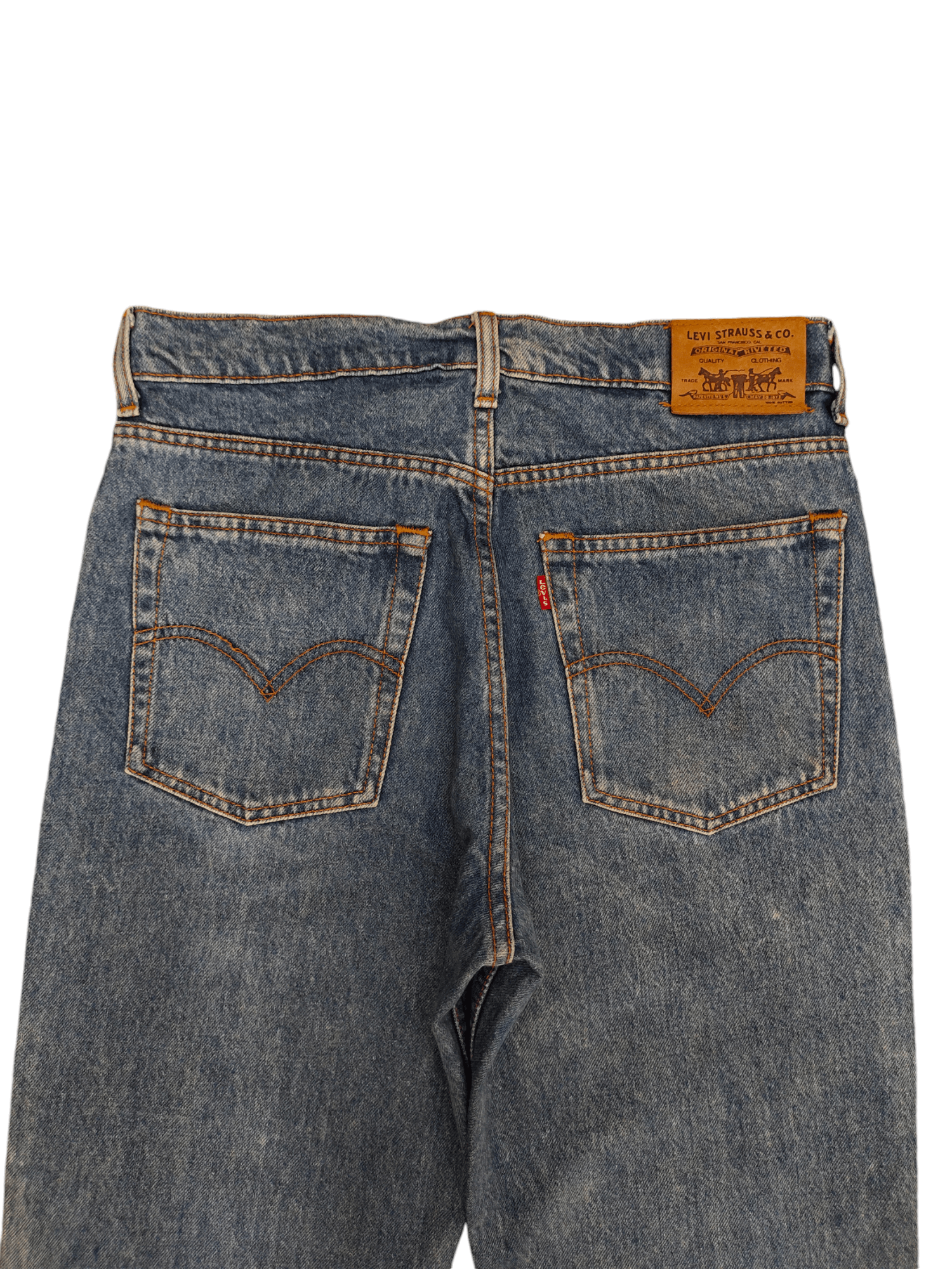 If Six Was Nine Vintage Y2k Levis 525 Sand Wash Denim Jeans Size US 30 / EU 46 - 11 Thumbnail