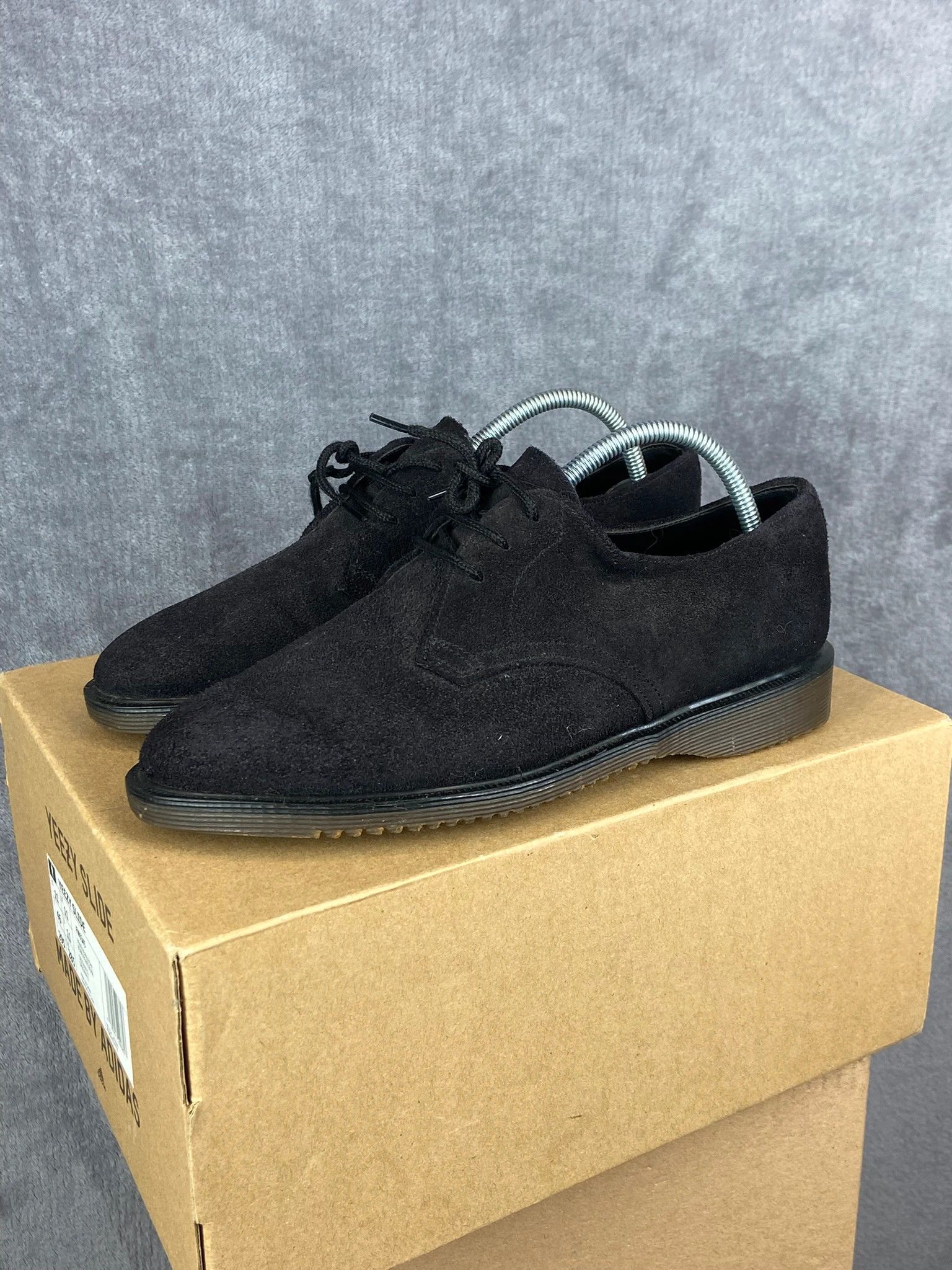 Dr. Martens Vintage black suede oxford shoes Size US 6 / EU 39 - 1 Thumbnail