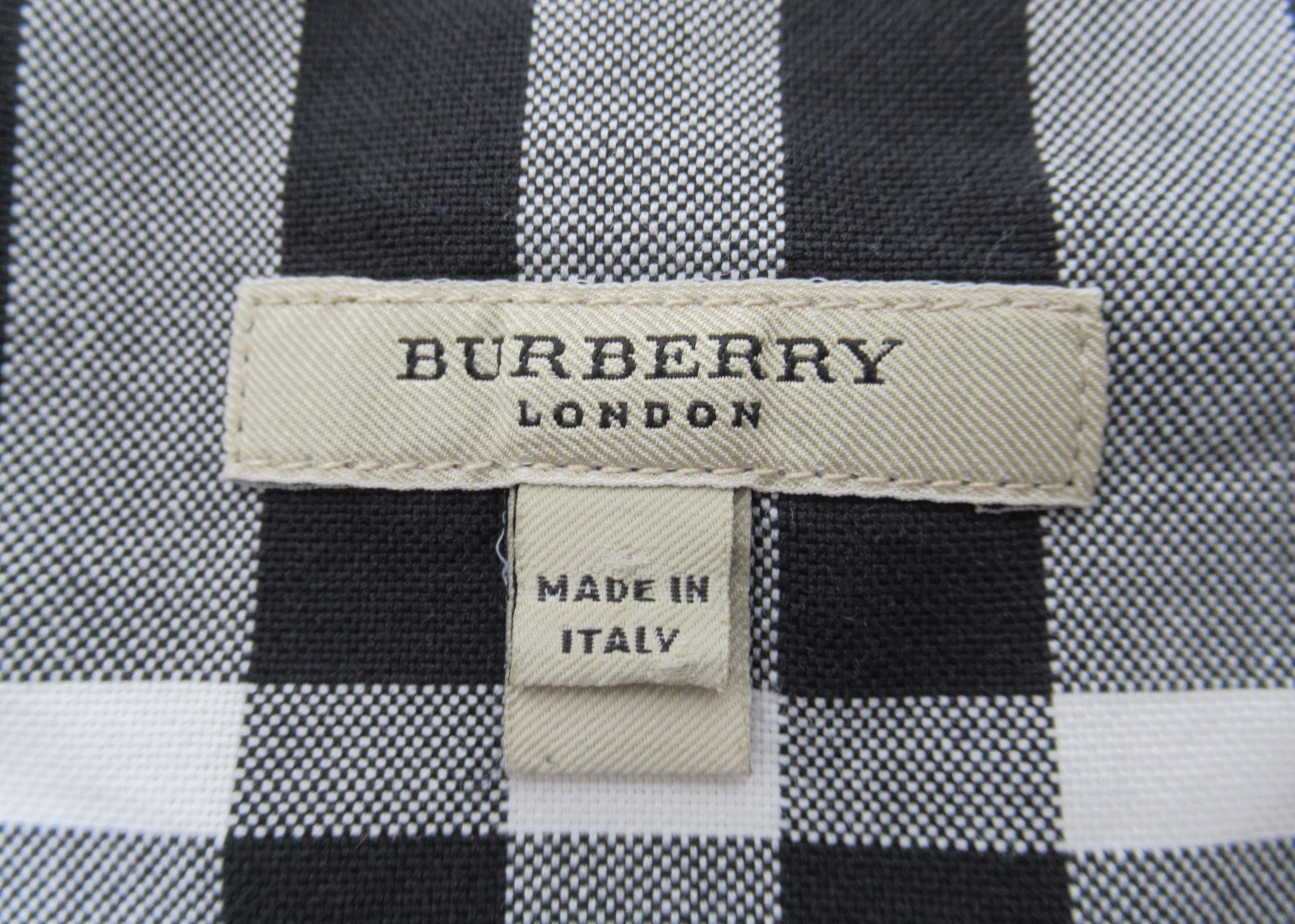 Burberry Burberry London Women's Pleated Plaid Skirt Black Size 30" / US 8 / IT 44 - 4 Thumbnail