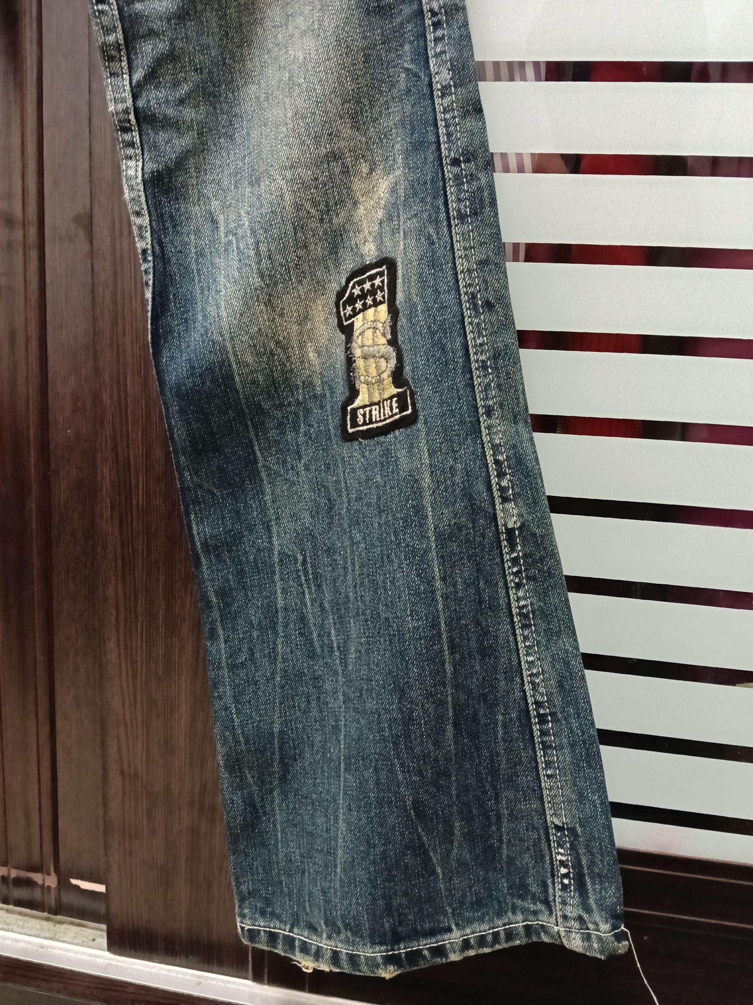 Le Grande Bleu (L.G.B.) 💥Flared Bootcut Trim.Co.Ltd Rock & Love Japanese Denim💥 Size US 29 - 3 Thumbnail