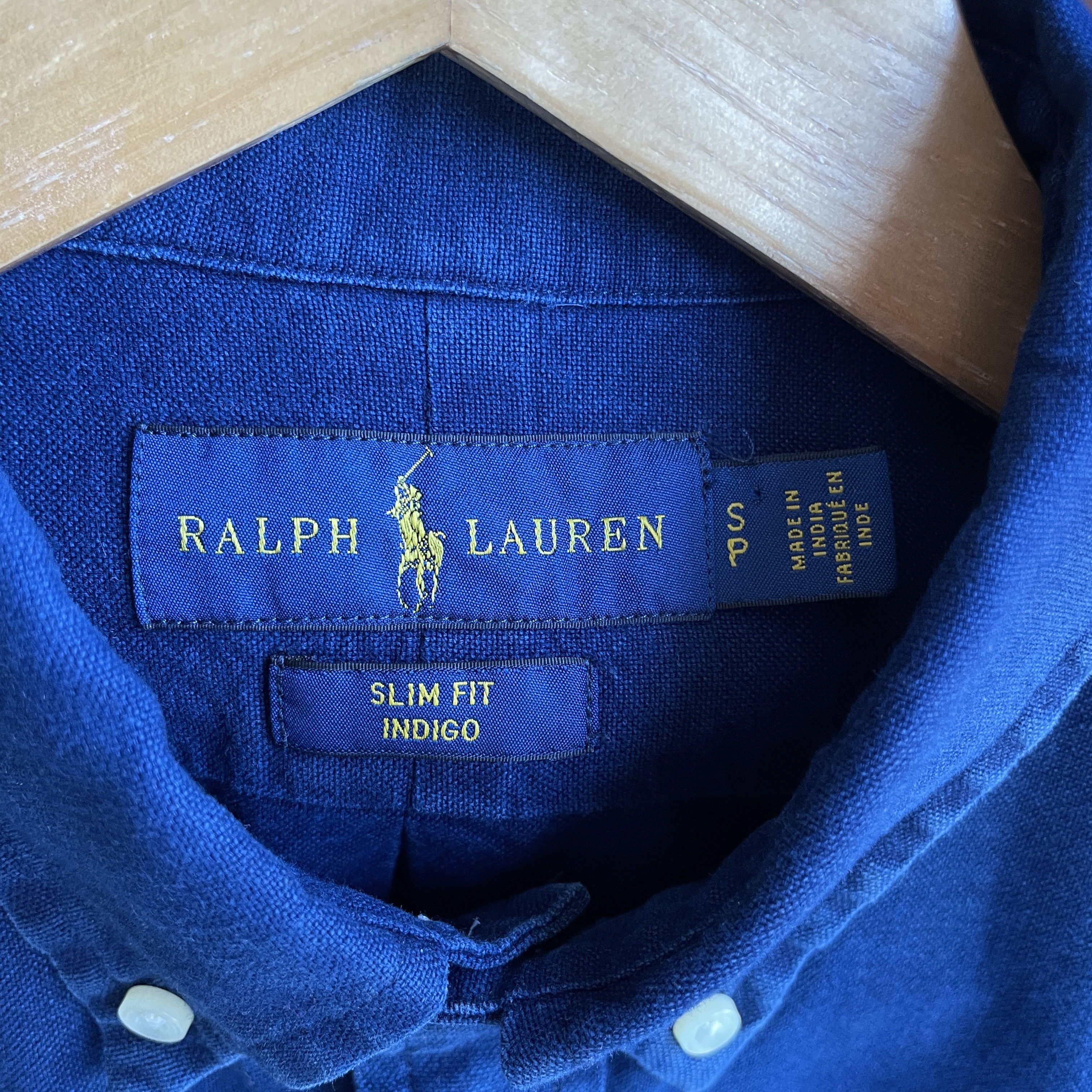 Polo Ralph Lauren Polo Ralph Lauren Slim Fit Indigo Shirt Size S Size US S / EU 44-46 / 1 - 7 Thumbnail