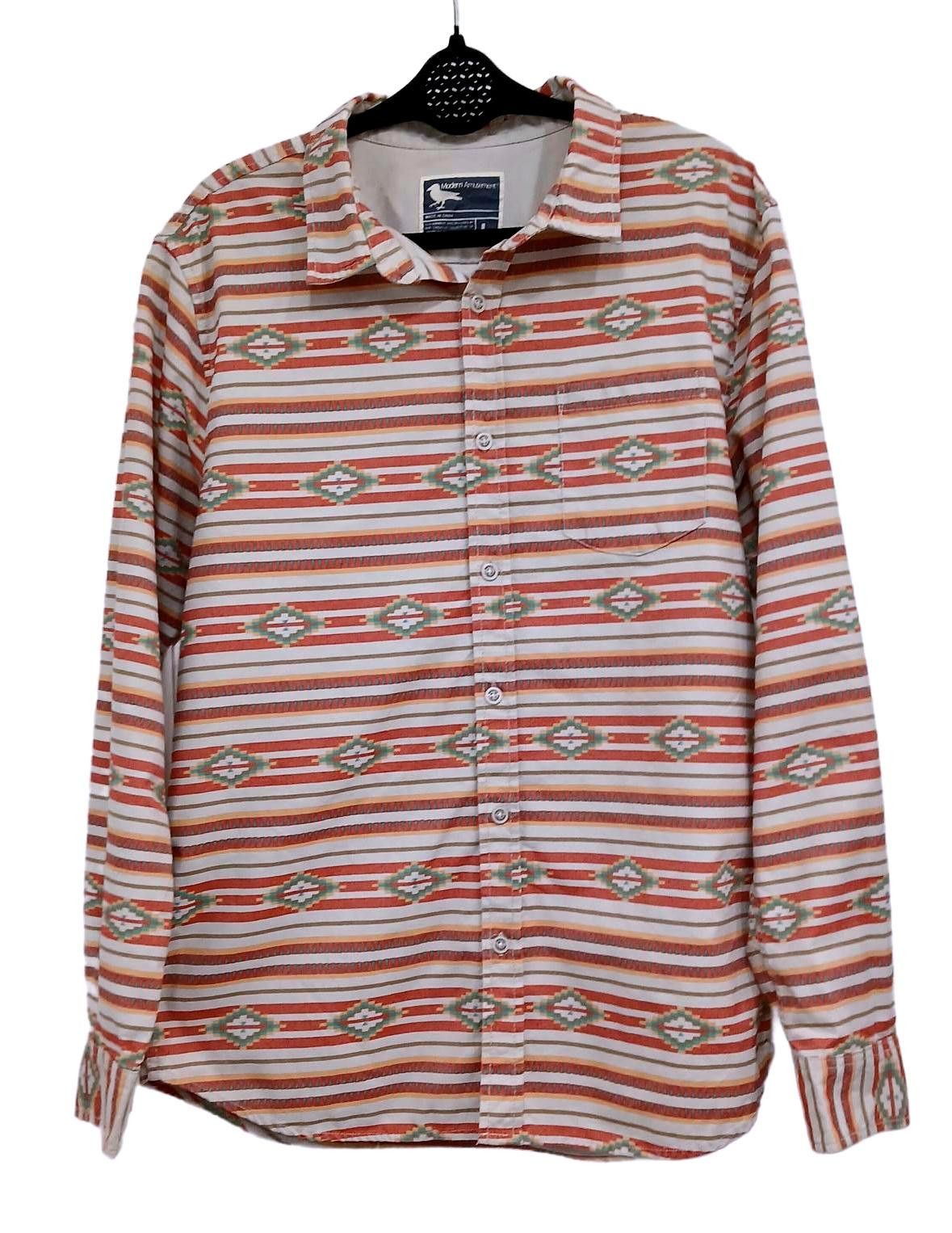 Modern Amusement Modern Amusement Long Sleeve Shirt - Southwestern Printed Size US L / EU 52-54 / 3 - 1 Thumbnail