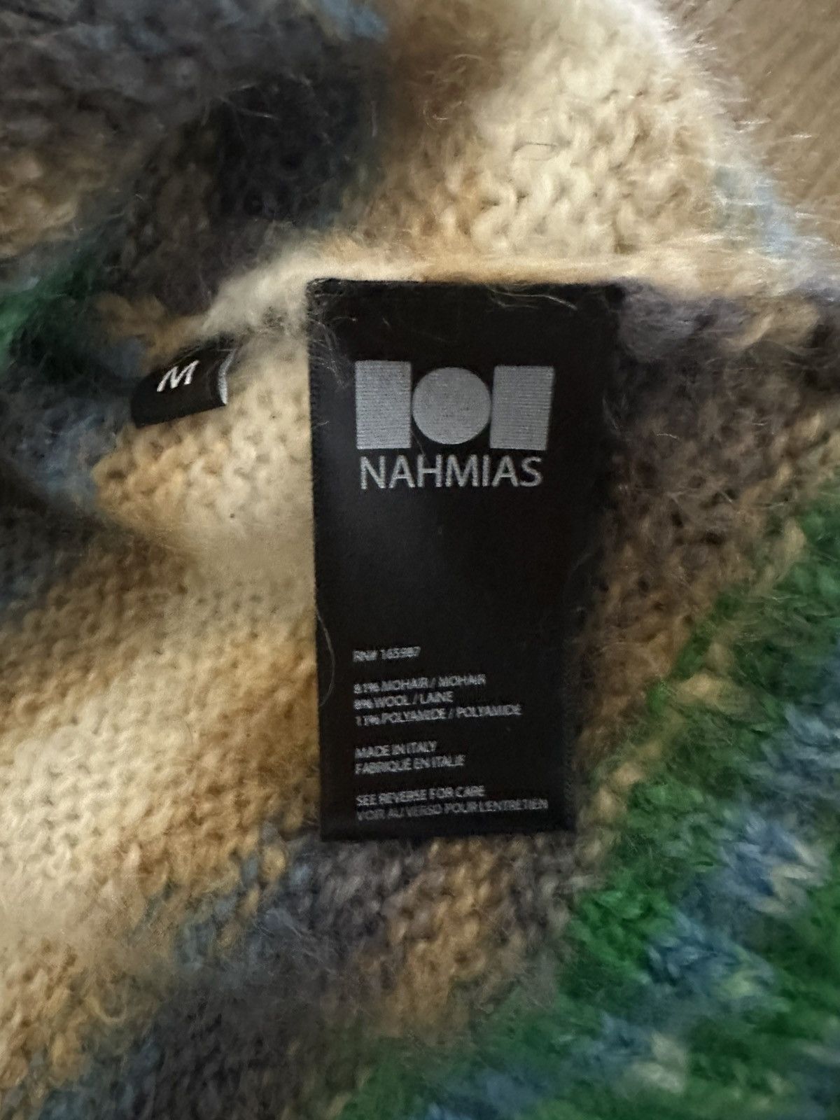 Nahmias Nahmias Intarsia-Knit Sweatshirt (Medium) – New Size US M / EU 48-50 / 2 - 6 Thumbnail