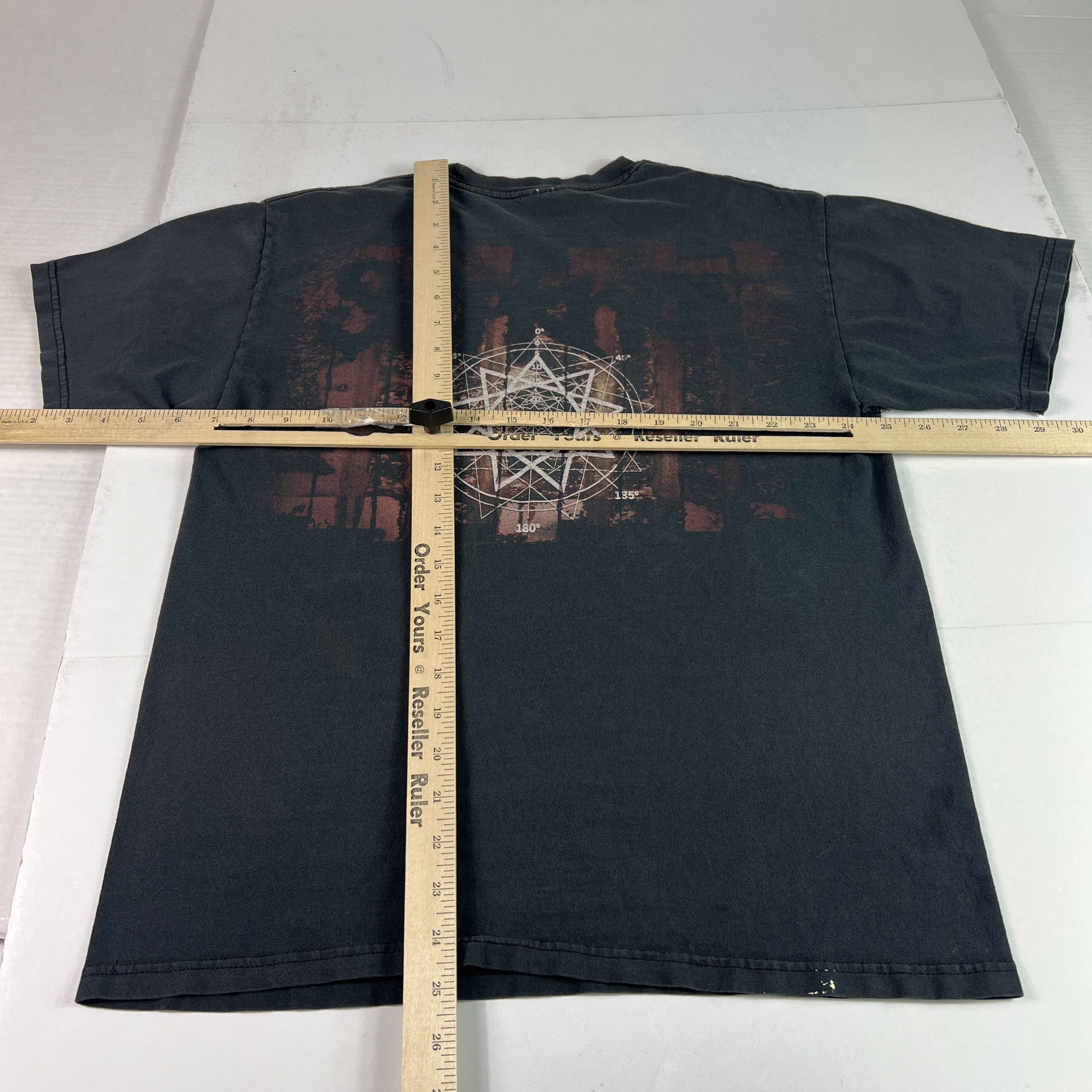 Hanes VTG 90s Slipknot Shave Mask Shirt Thrashed Metal Tee Tag M Size US M / EU 48-50 / 2 - 17 Thumbnail