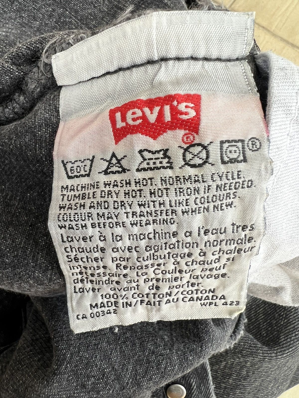 Levi's Vintage 1995 Levi’s 501 Faded Black Denim Jeans Size US 30 / EU 46 - 21 Thumbnail