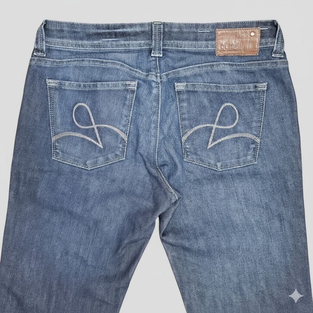 DL1961 DL1961 30/L Tall Jeans Milano Dark Wash Stretch Blue Cotton Size 34" / US 12 / IT 48 - 5 Thumbnail