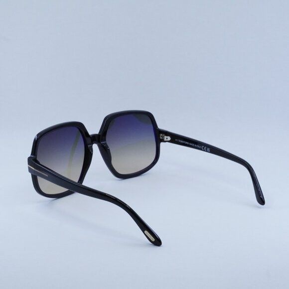 Tom Ford Tom Ford Delphine-02 FT0992 01B Sunglasses Black Square Size ONE SIZE - 5 Thumbnail