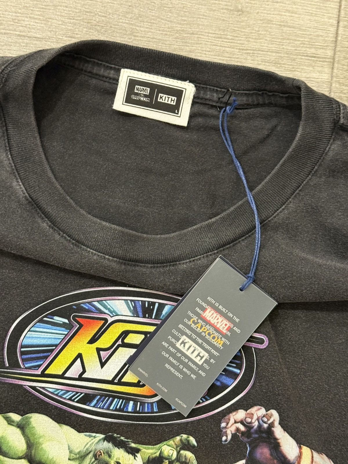 Kith KITH Marvel vs. Capcom Final Fight Vintage Tee Black Large Size US L / EU 52-54 / 3 - 4 Thumbnail