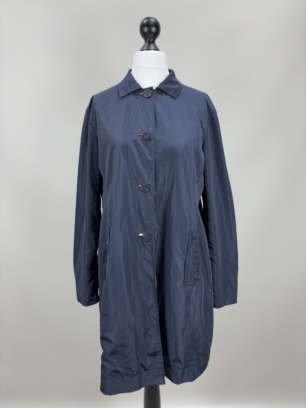 Armani × Vintage Womens reversible trench coat Armani Jeans Size 44 Size M / US 6-8 / IT 42-44 - 15 Thumbnail