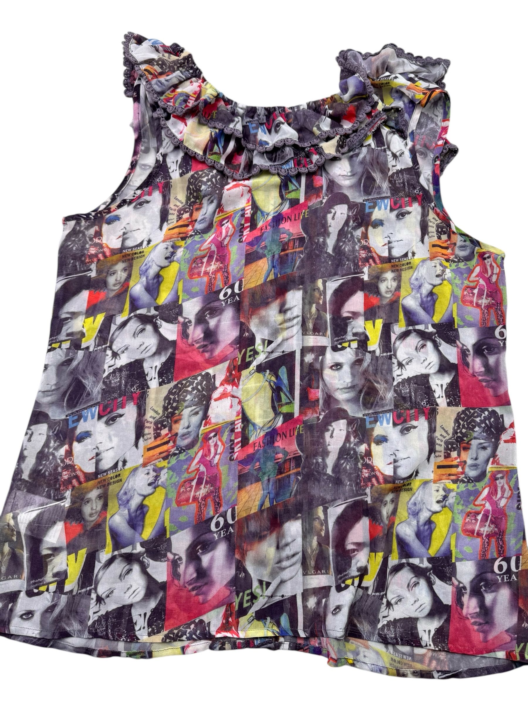 Vintage Vintage Tank Top W336(V9) Size L / US 10 / IT 46 - 6 Thumbnail