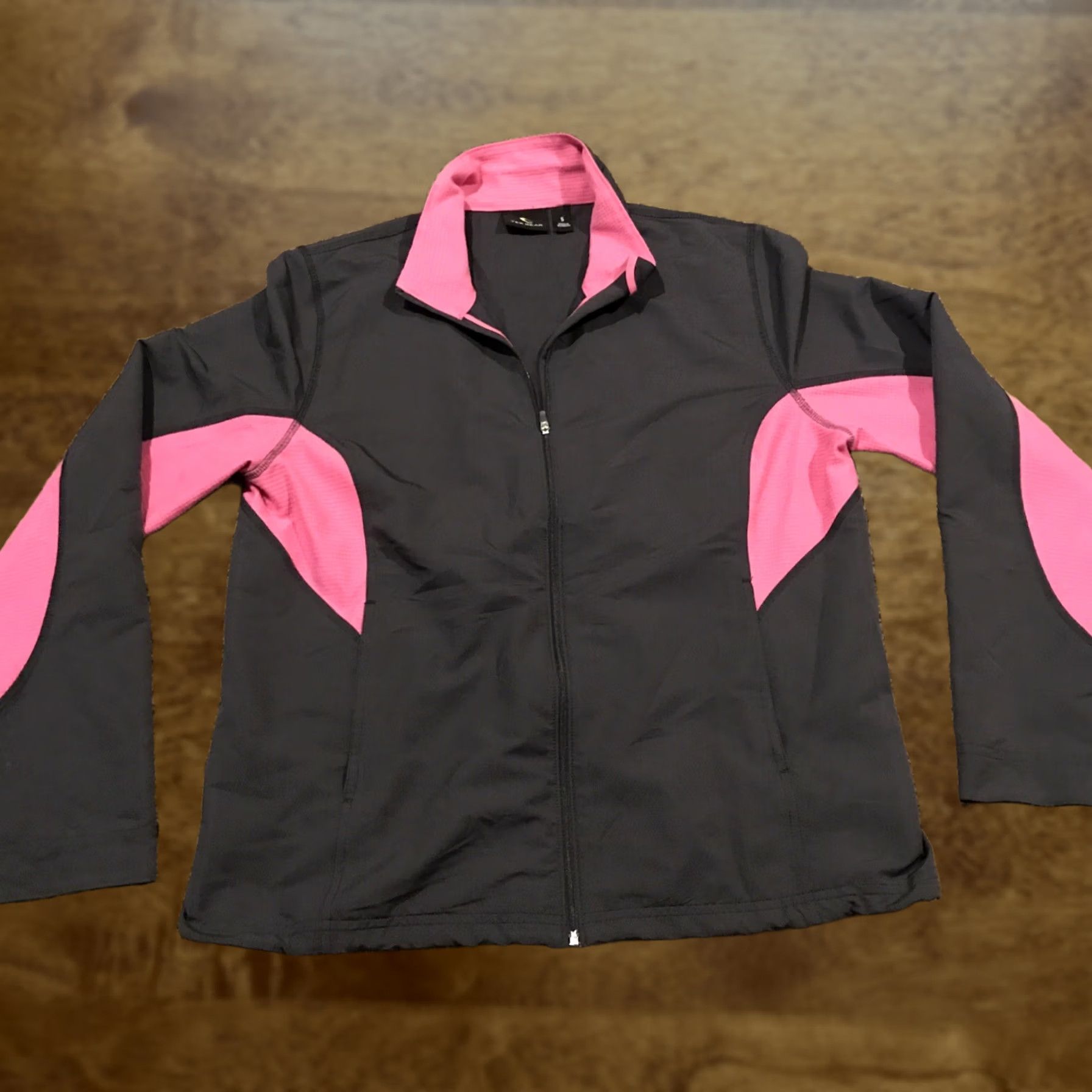 Tek Gear Tek Gear Womens Jacket S Gray Pink Polyester Full Zip Track Jacket Activewear Long Softshell Womens Mens? (Note: Ensure final aligns with rules) Size S / US 4 / IT 40 - 1 Thumbnail