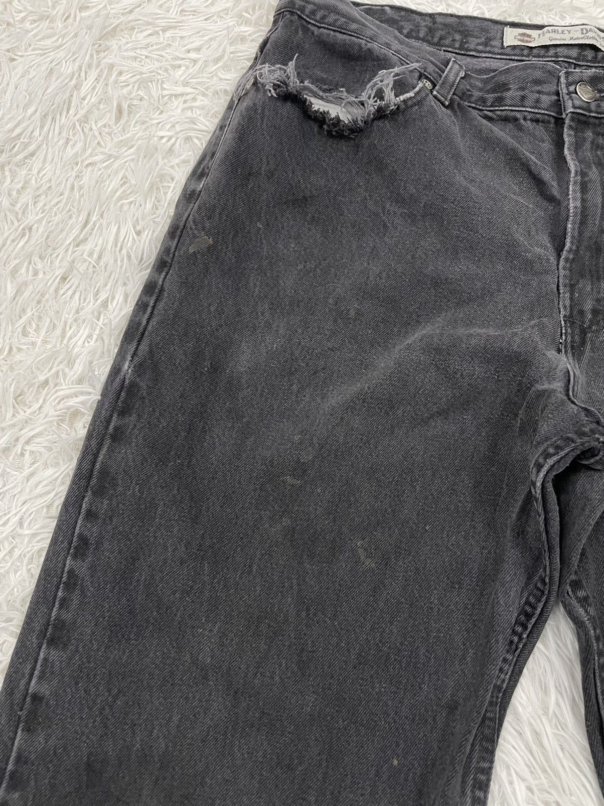 Harley Davidson Harley Davidson Denim Relaxed Leg Pants Size US 37 - 4 Thumbnail