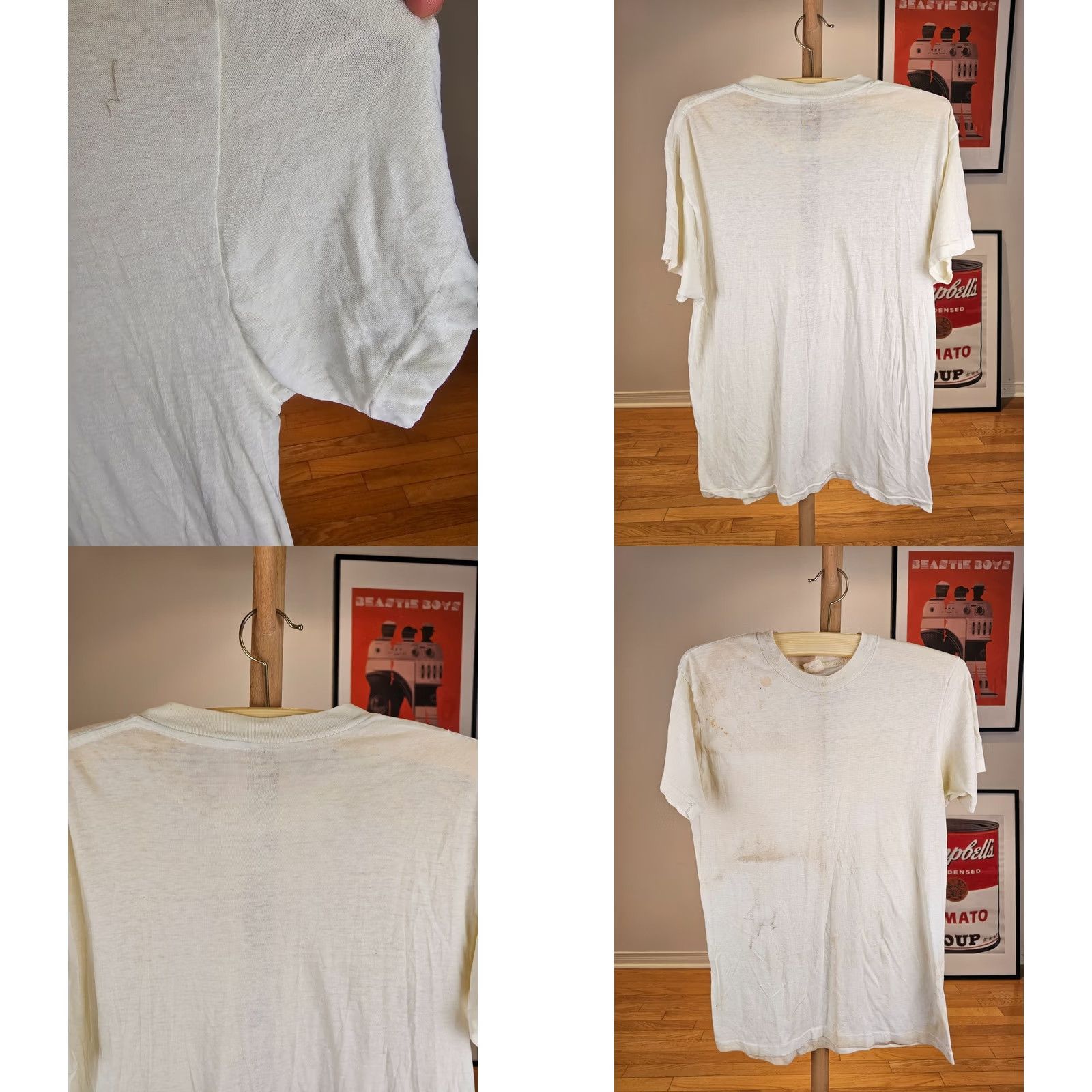Vintage VINTAGE UNBRANDED T-Shirt White XL Short Sleeve Cotton Men Size US XL / EU 56 / 4 - 8 Thumbnail