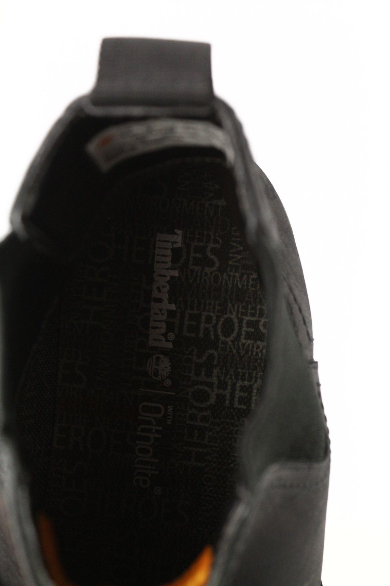 Timberland A2NHW UK8 Black Leather Ortholite Pull Tab Boots 79956 Size US 8.5 / EU 41-42 - 11 Thumbnail