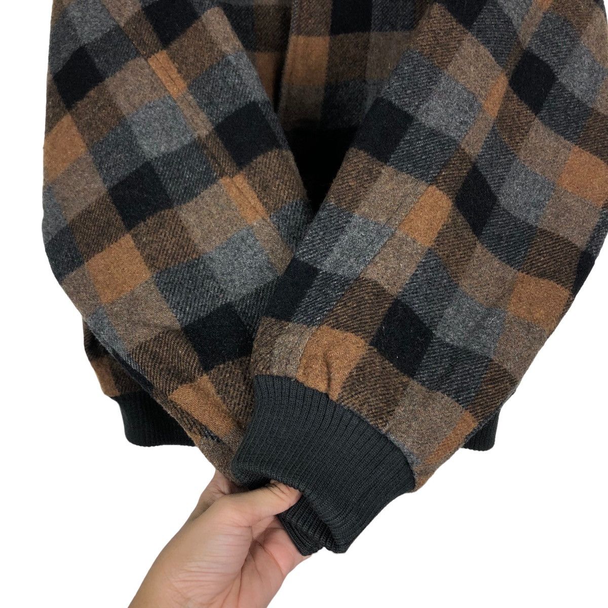 Japanese Brand 🔥Bomber Jacket Tartan Design Scash Issey Miyake Japan Size US M / EU 48-50 / 2 - 13 Thumbnail